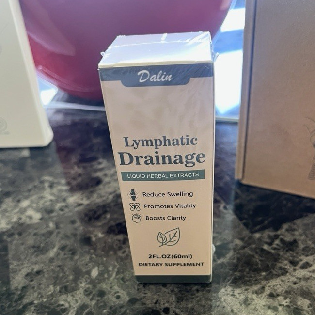 Dalin Lymphatic Drainage Liquid Herbal Extracts Reduce Swelling 2 fl oz