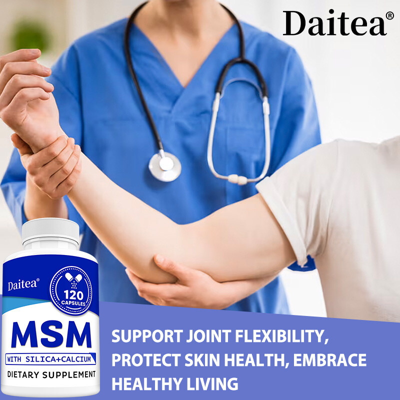 Msm With Silica + Calcium – Supports Hair Growth, Joint Health And Immunity