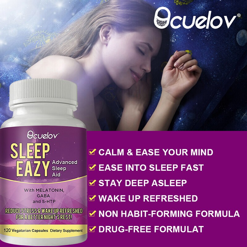 Advanced Sleep 120pills Improve Alertness Energy Promotes Balanced Sleep Cycle