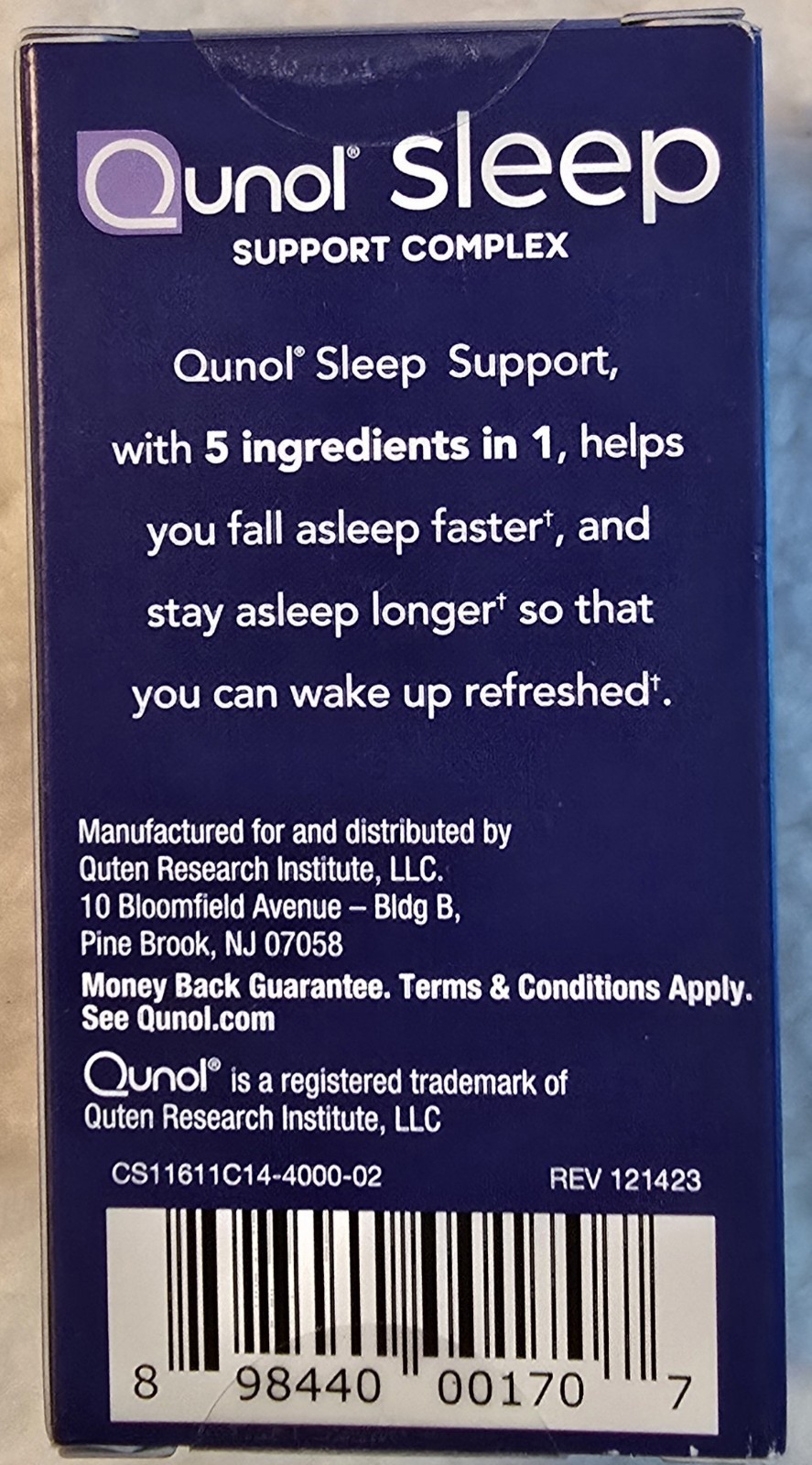 Qunol Sleep Support Dietary Supplement 14 CAPSULES Exp. 11/2026