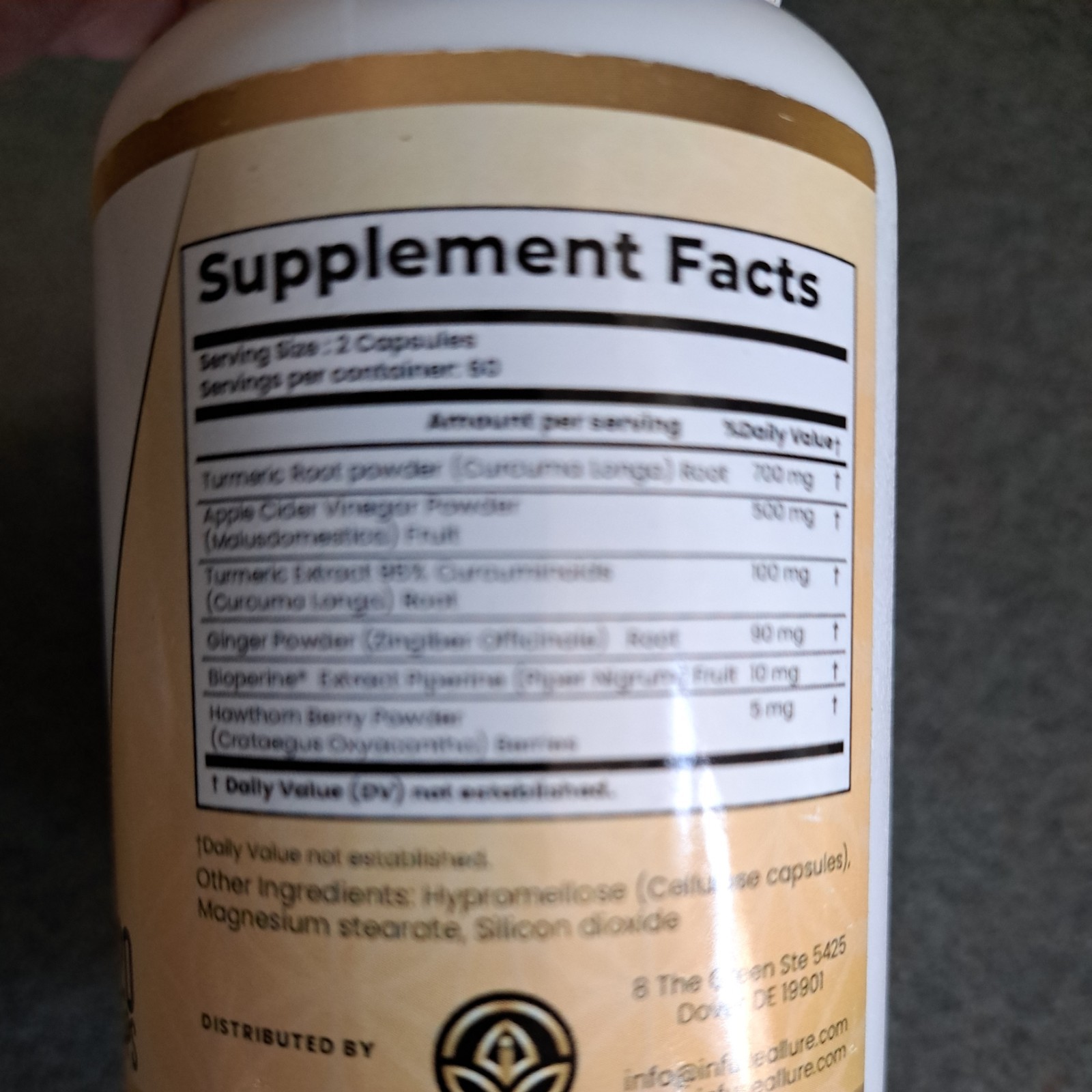 Turmeric Curcumin with Bioperine Supplement – 120ct.