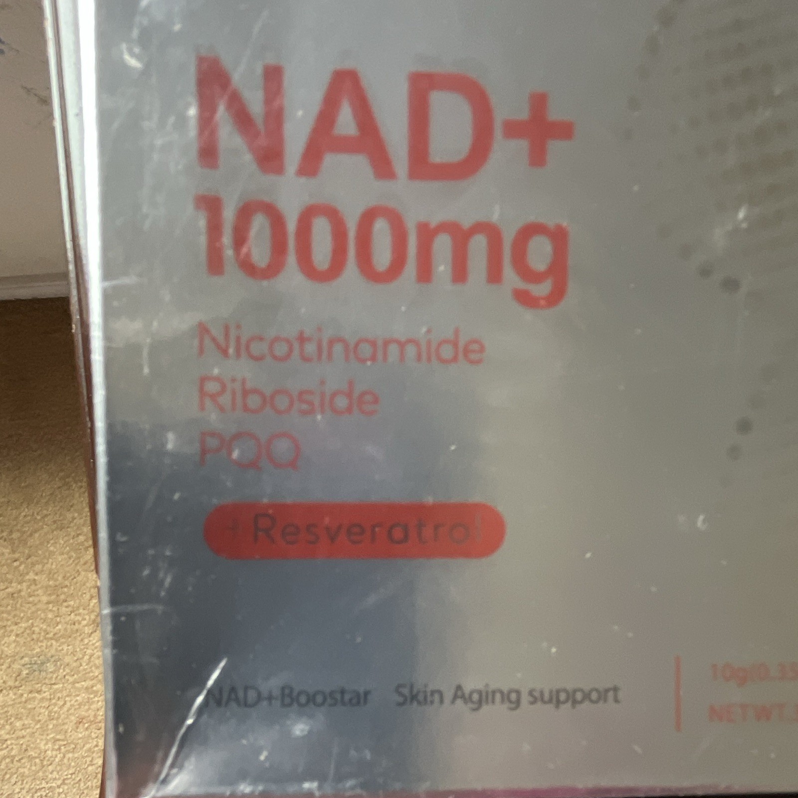 NAD+ 1000mg Powder Packets 30ct NR PQQ Trans-Resveratrol Quercetin