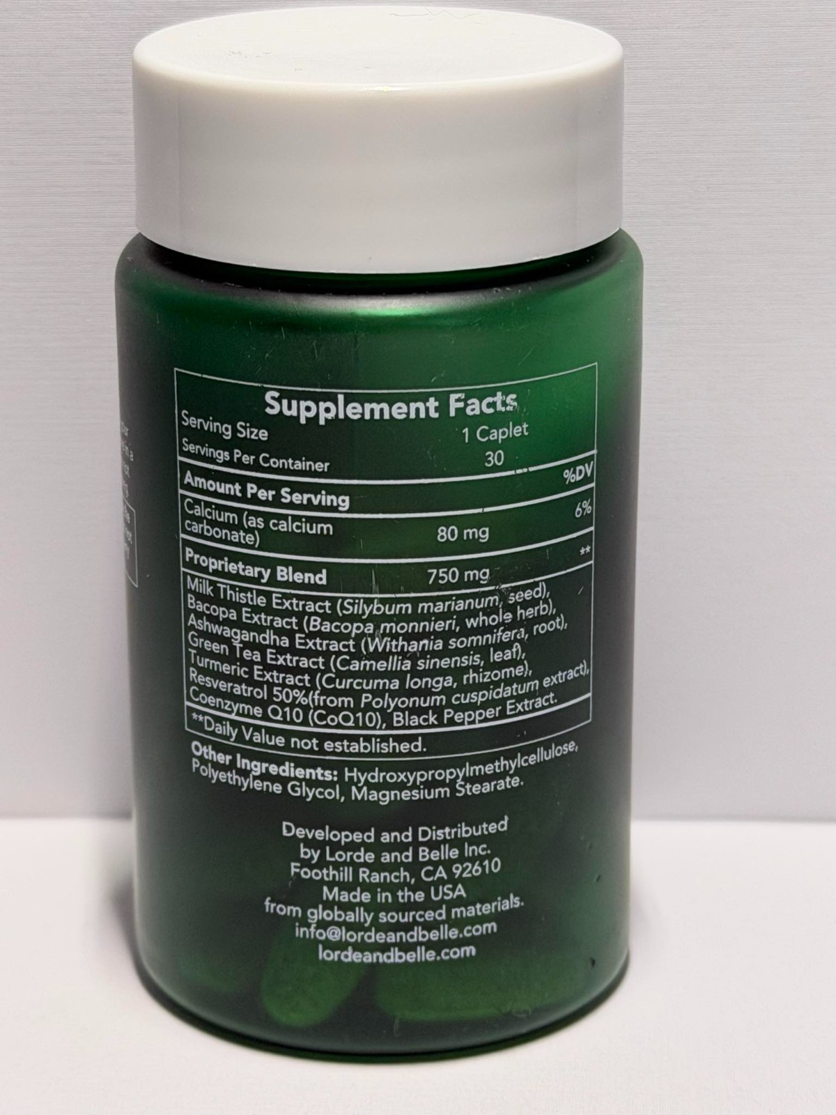 Lorde Belle LB Optimizer 3.0 – 30 Caplets | Multi‑Pack Options