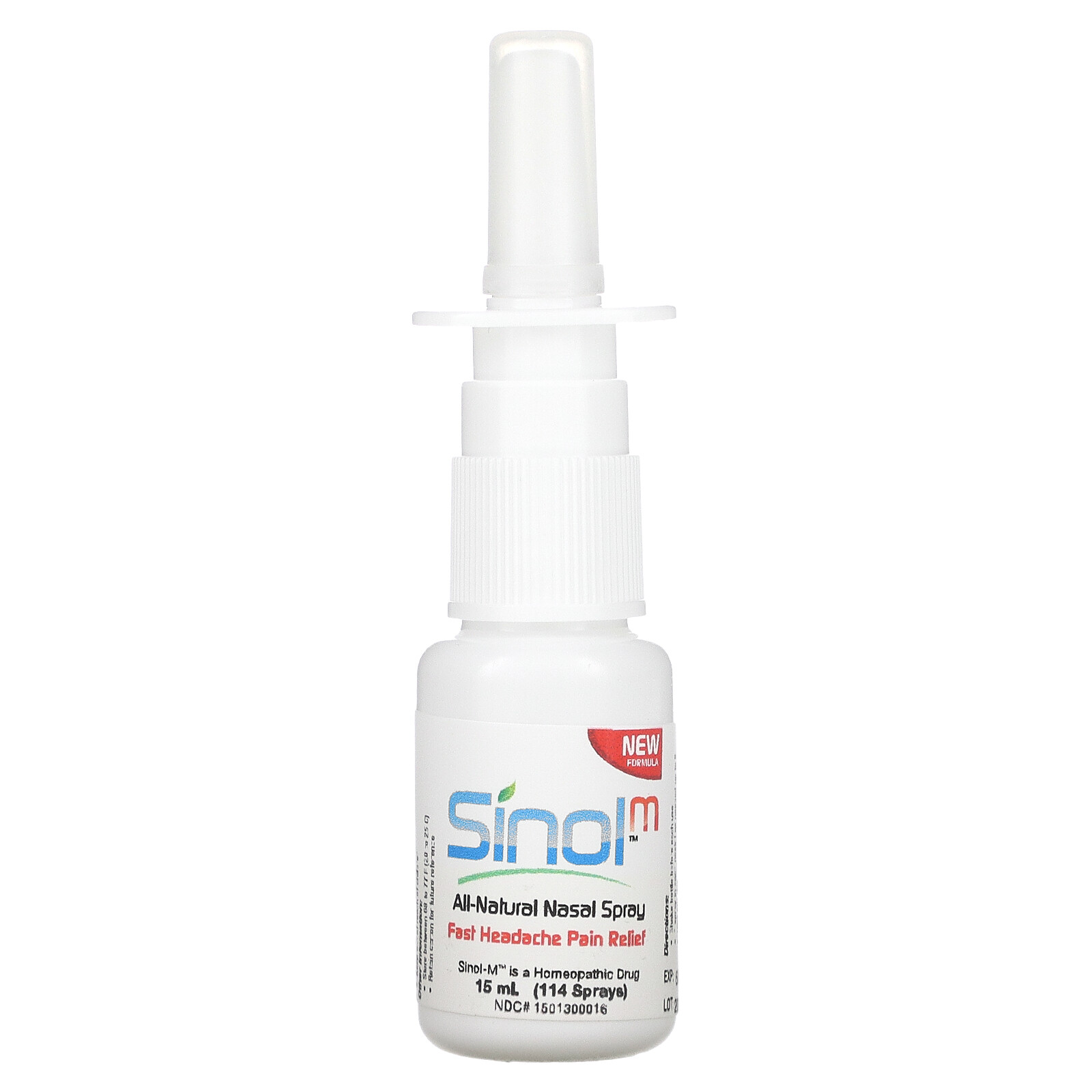 Sinol SinolM All-Natural Nasal Spray Fast Headache Relief 15 ml All-Natural