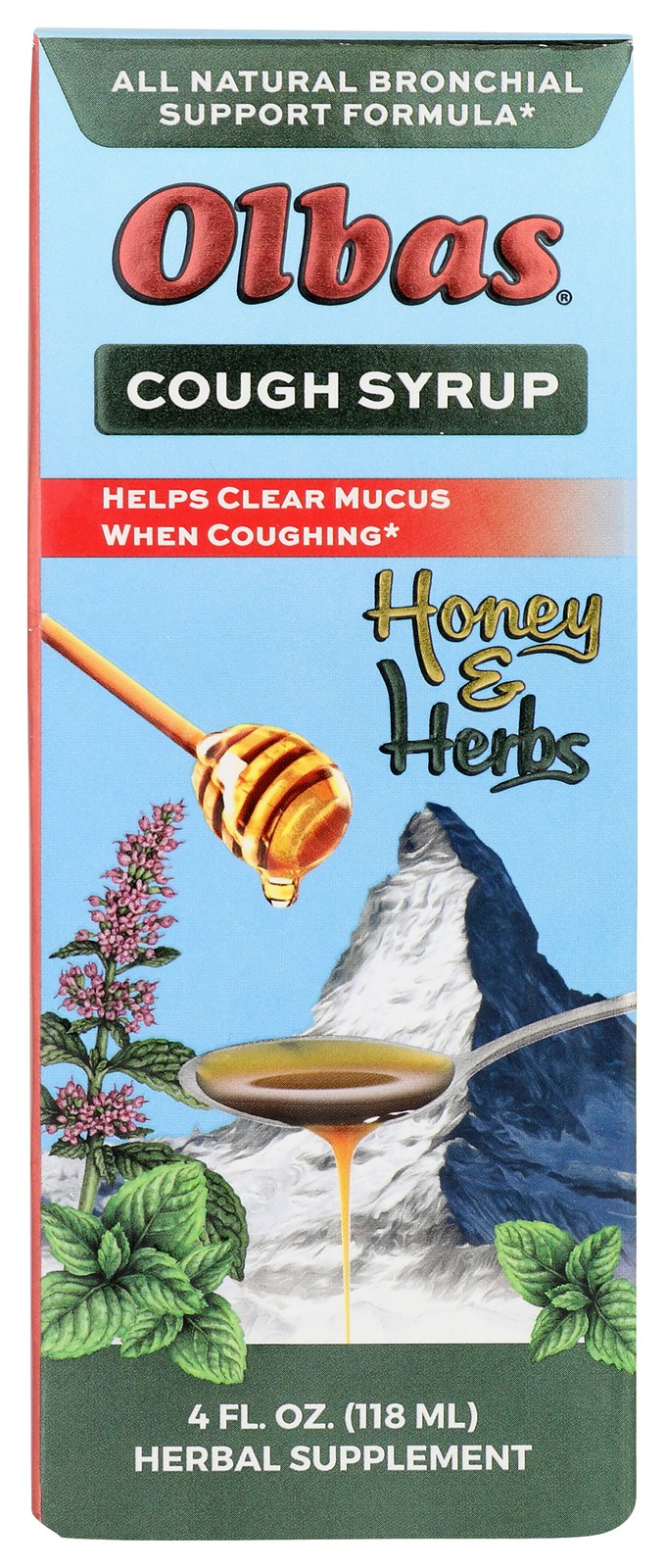 Olbas Honey & Herbs Cough Syrup Bronchial Support 4 Fl Oz Herbal 3 Pack
