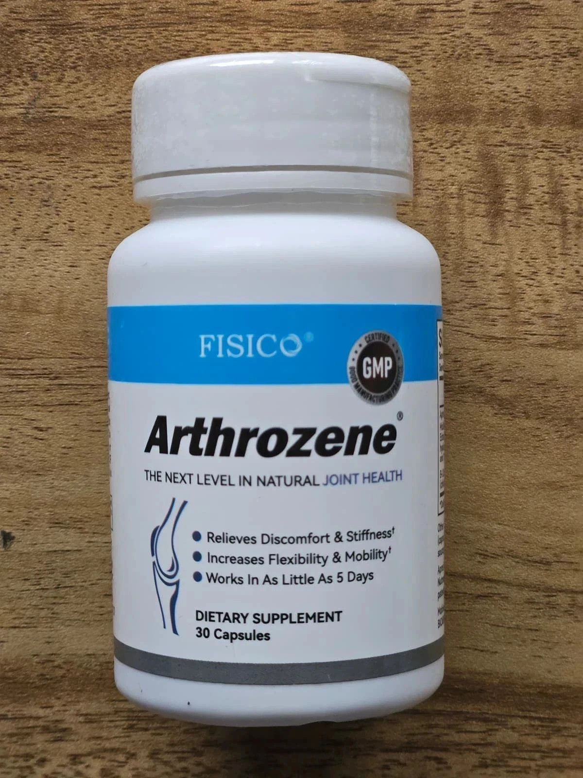 4 Pack FISICO Arthrozene Natural Joint Health Supplement