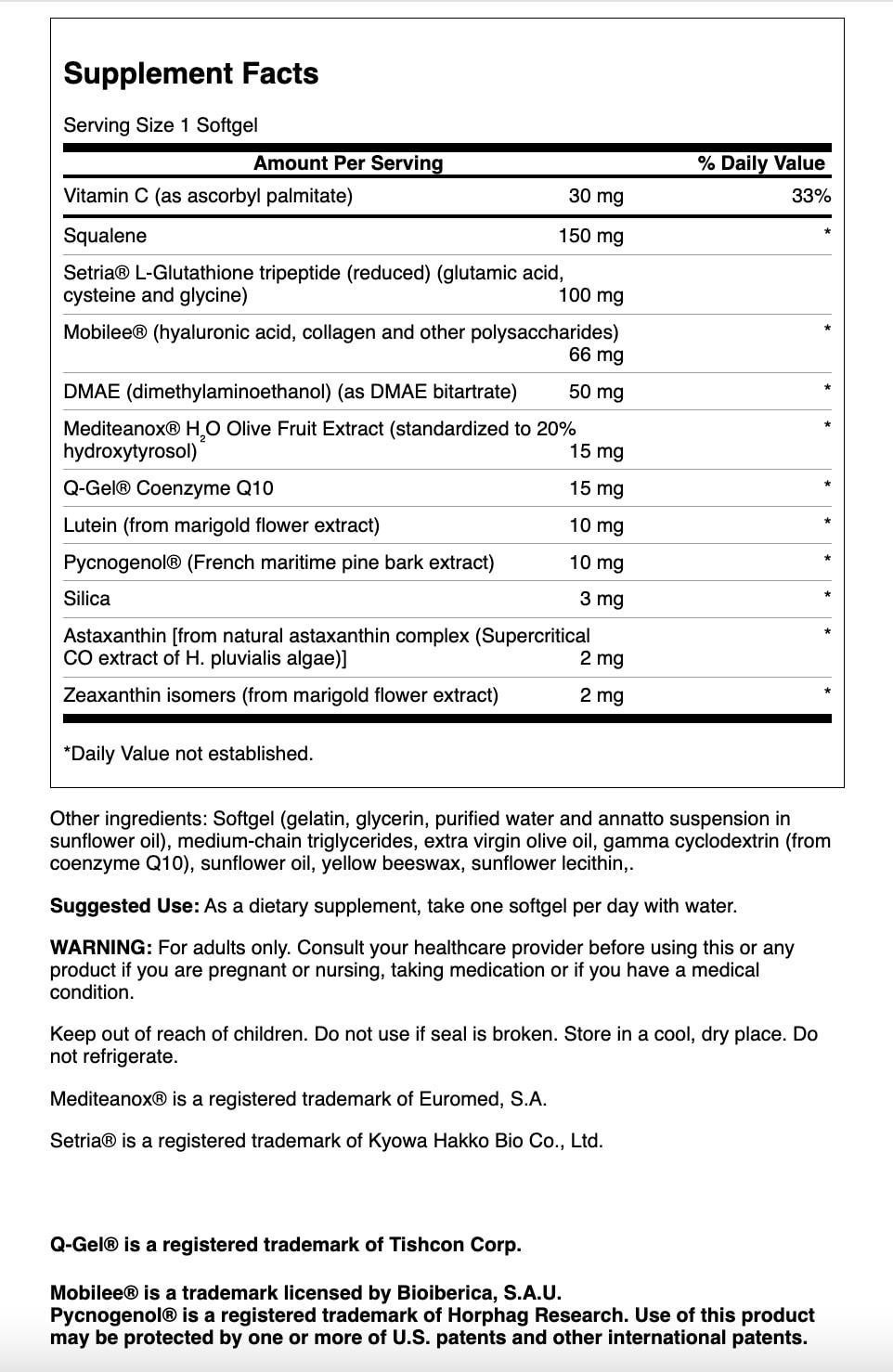 Swanson The Skin Pill 30 Softgels Extra Strength Clean – Core Wellness Support