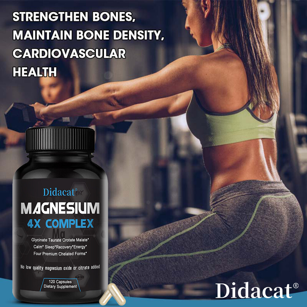 4x Magnesium Complex – Magnesium Malate, Glycinate, Taurate, Orotate