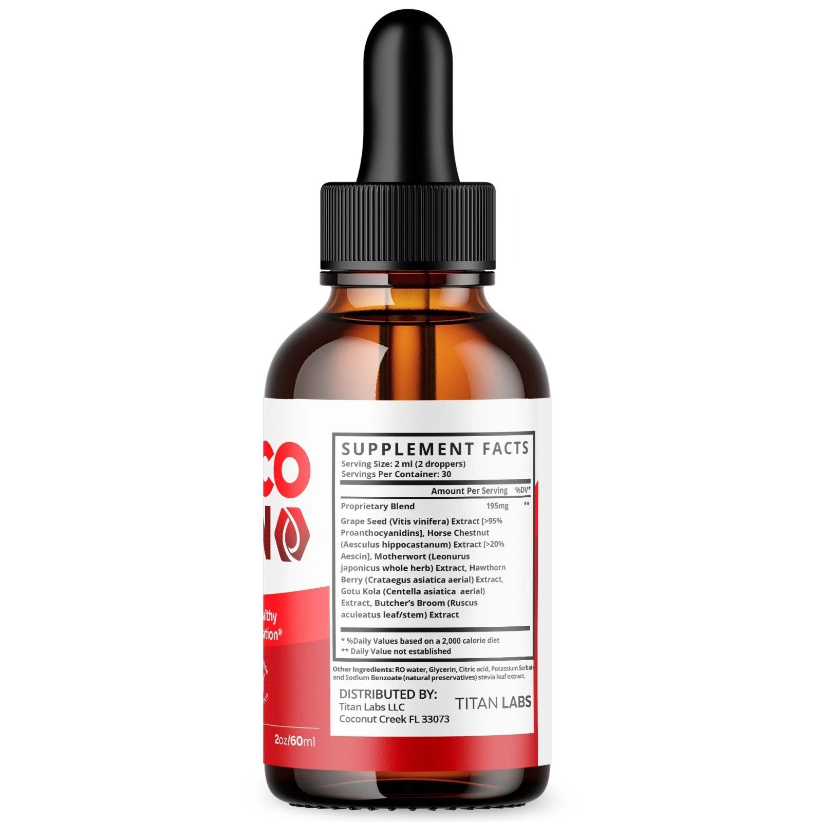 (2 Pack) Glyco Lean Blood Support Drops GlycoLean Vitamin Supplement 60 Servings