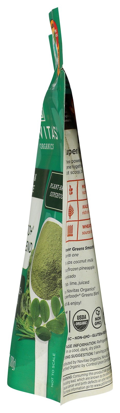Organic Superfood Greens Blend By Navitas Organics 6.3 Oz Powder 6 Pack