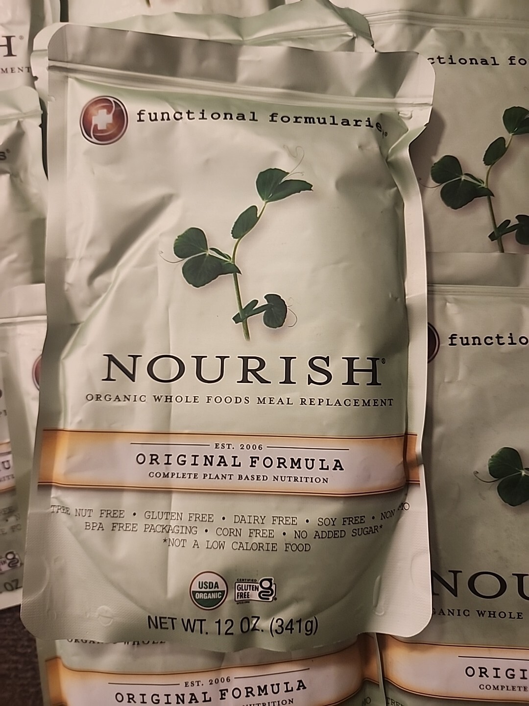 Lot Of 24 Functional Formularies Nourish Organic Whole Foods Meal Bb 11/25
