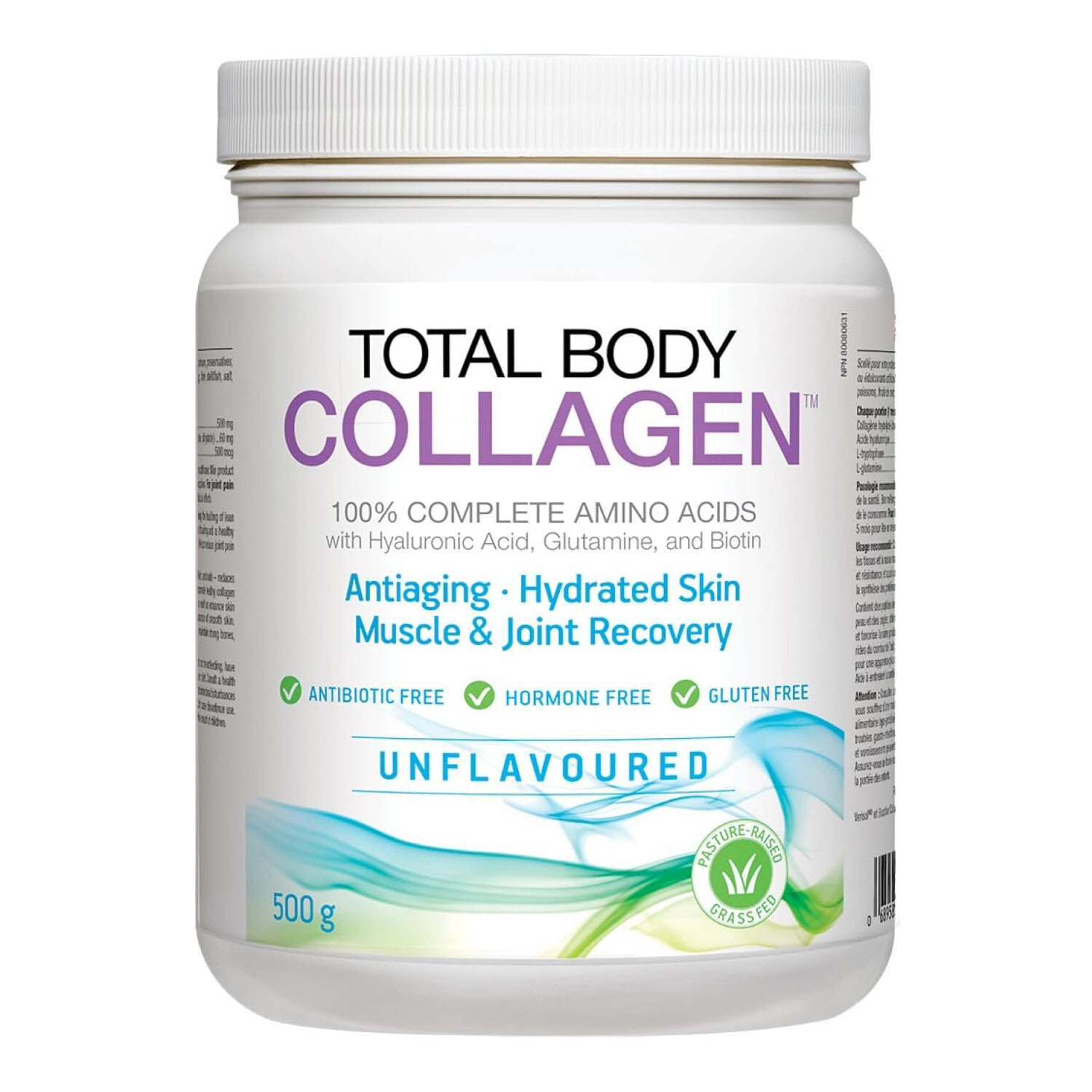 Natural Factors Total Body Collagen Powder,BioactivePeptides,Unflavored,1lb1Oz