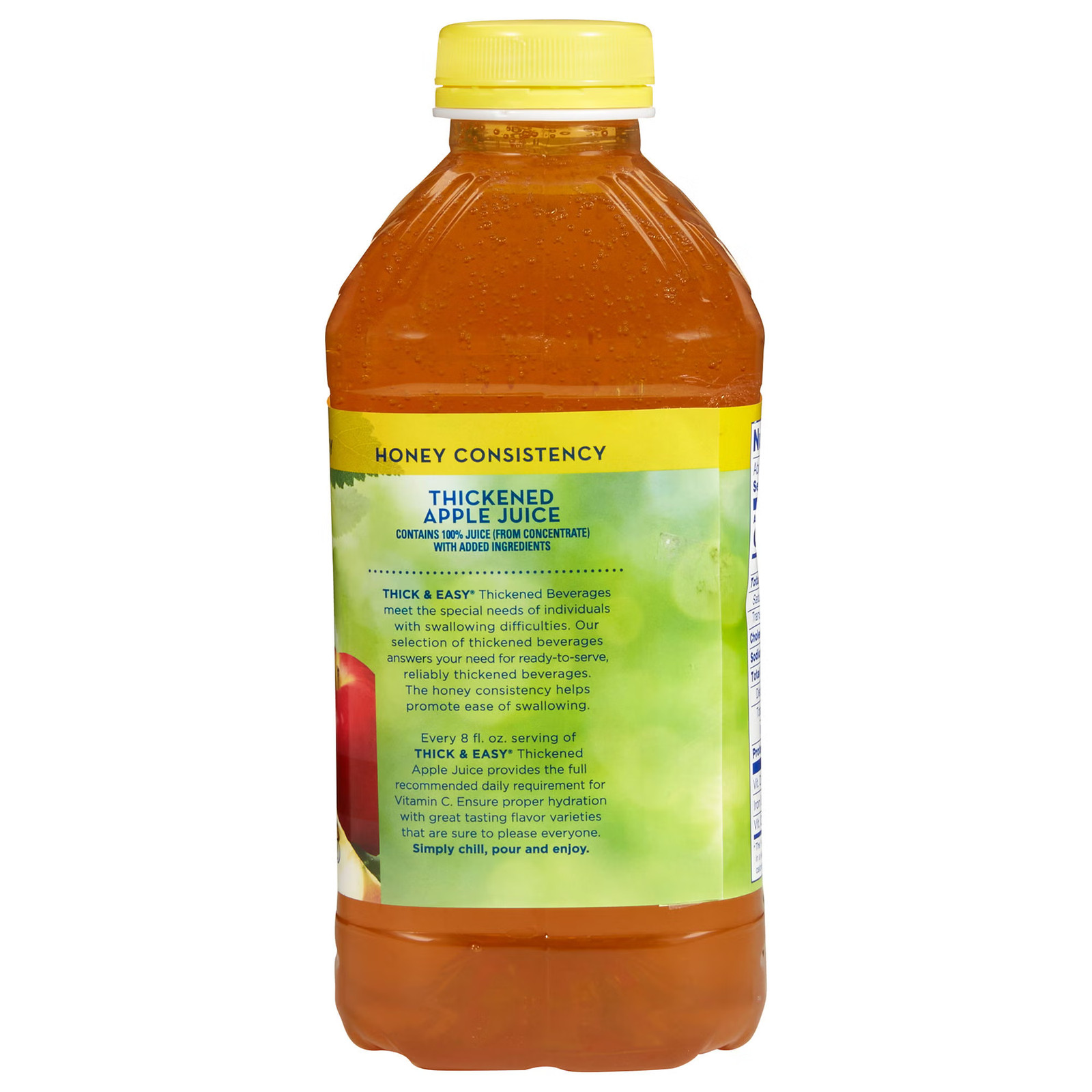 Thick & Easy Thickened Beverage Apple 46 oz. Bottle