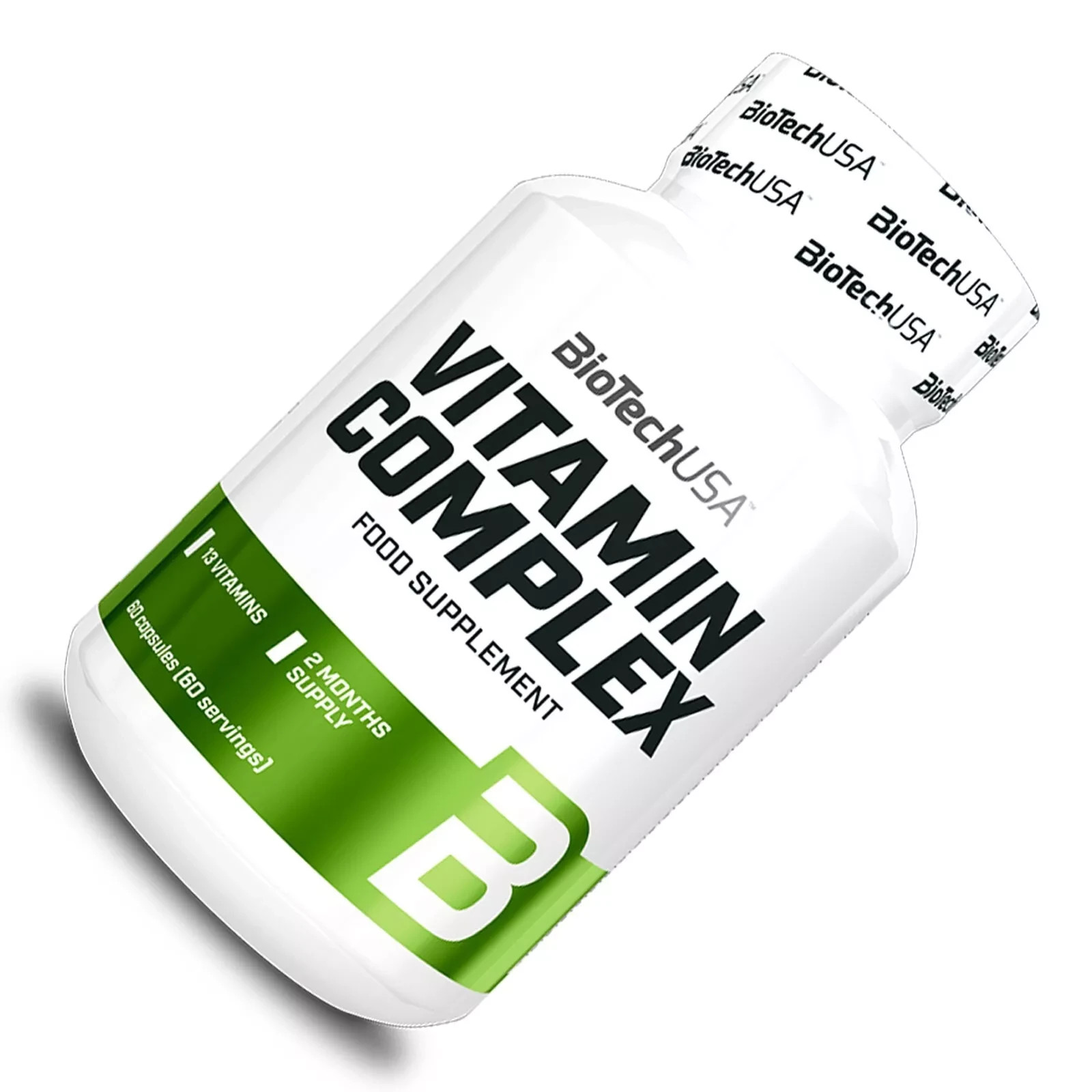VITAMIN COMPLEX – 60-120 Caps – Muscle mass Energy metabolism Reduces tiredness