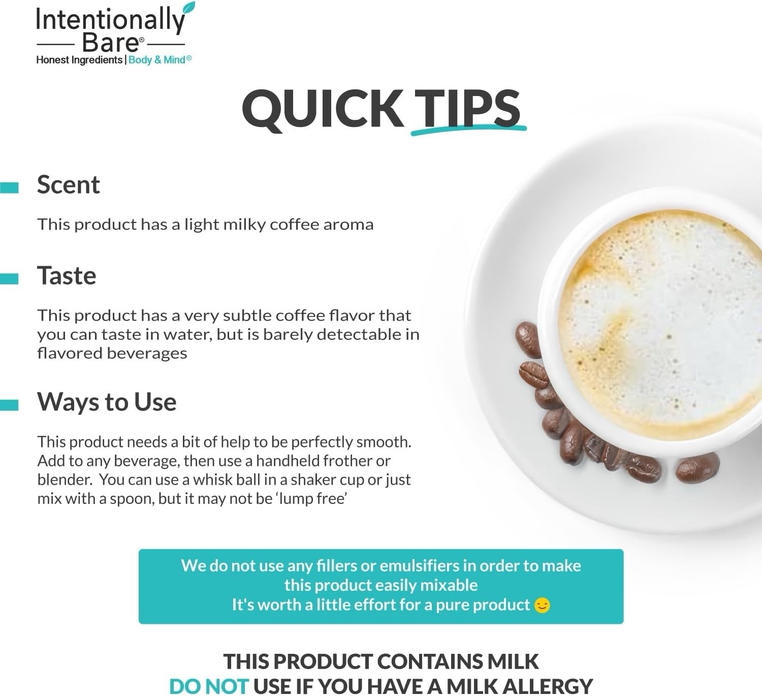 Colostrum + Collagen Powder for Skin, Joint and Gut Brewed Coffee 60 Servings