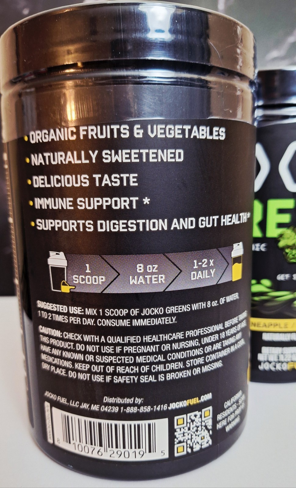 2 Jocko Fuel Greens, Pineapple Coconut🥥🍍 Organic Superfood, 30 Serv, 02/2027✨️