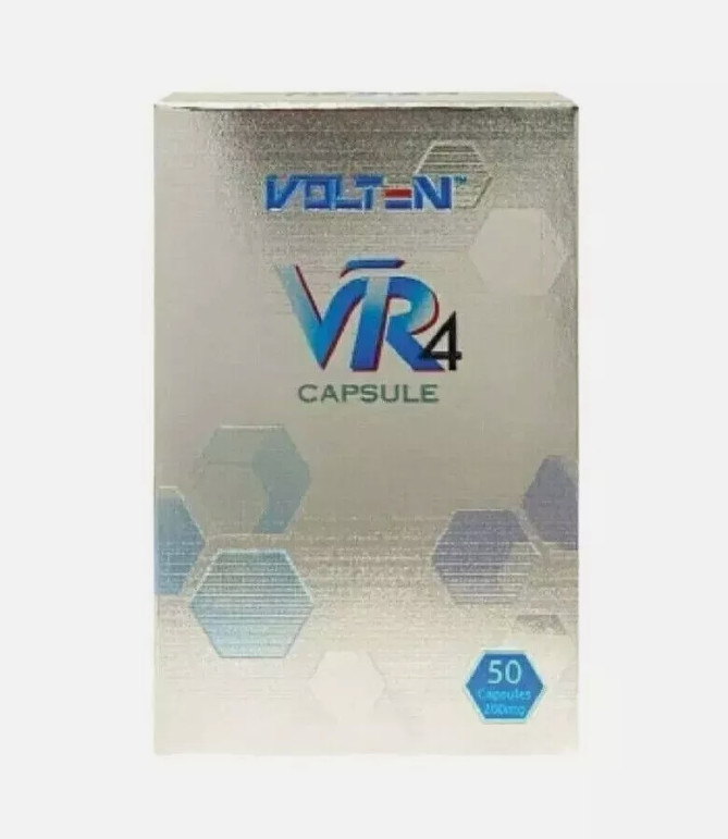 4 X Volten VR4 Capsule Black Ginger Extract Plant Based General Health