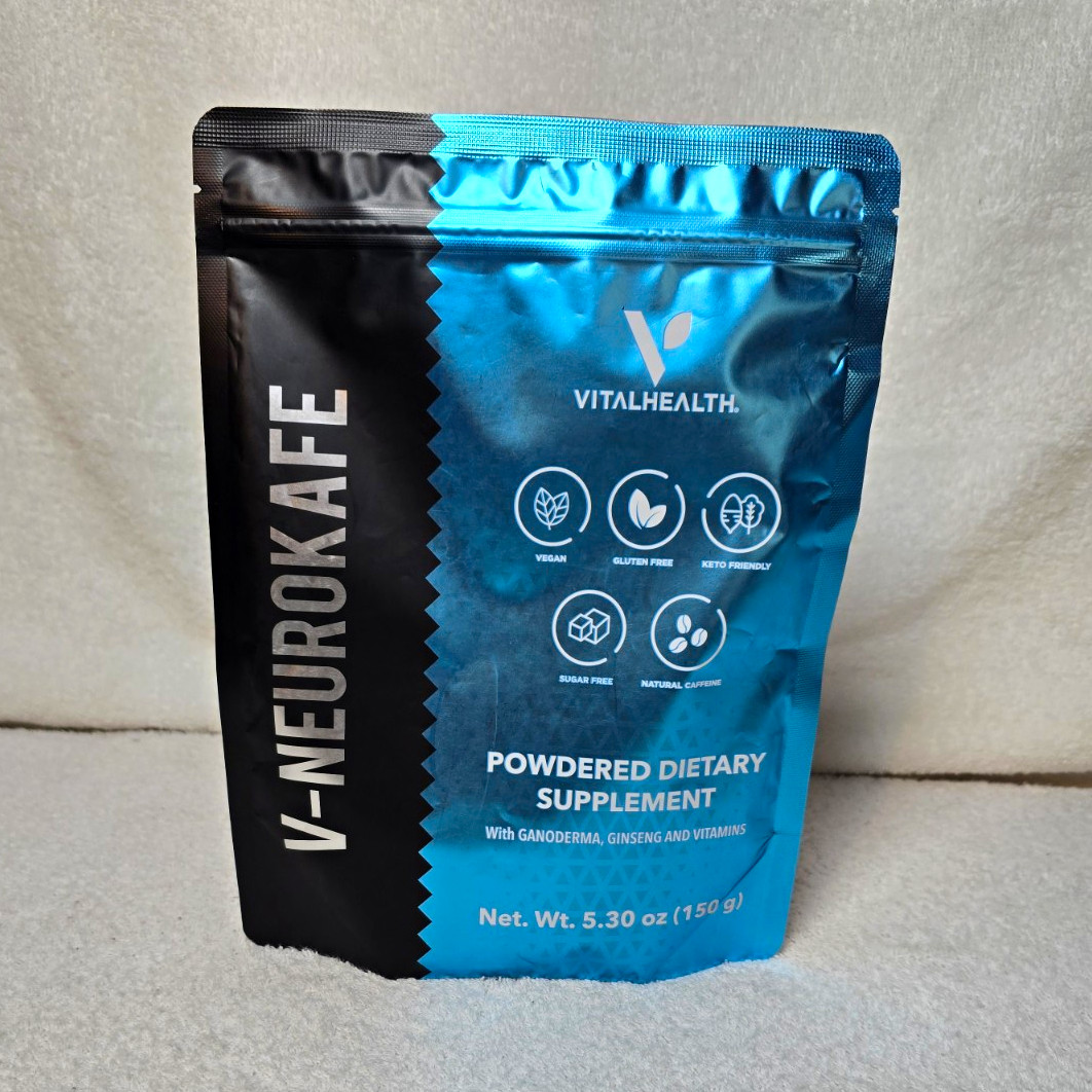Vital Health V-Neurokafe Energy Support Coffee Powder 5.30 oz