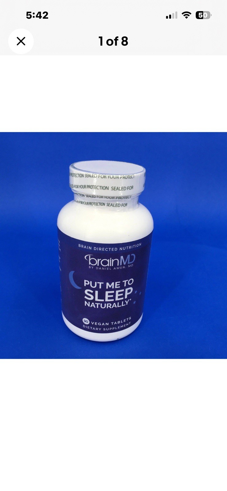 BrainMD Put Me To Sleep Naturally 90 Vegan Tablets