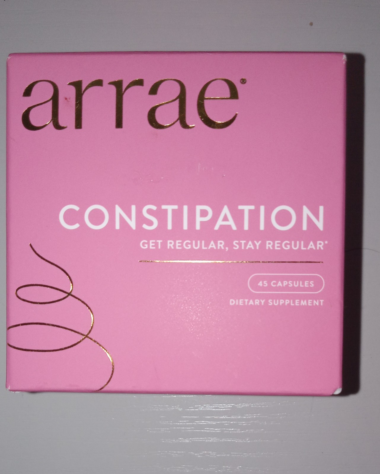Arrae Constipation Relief Dietary Supplement Capsules 45 ct Vegan Gluten-Free