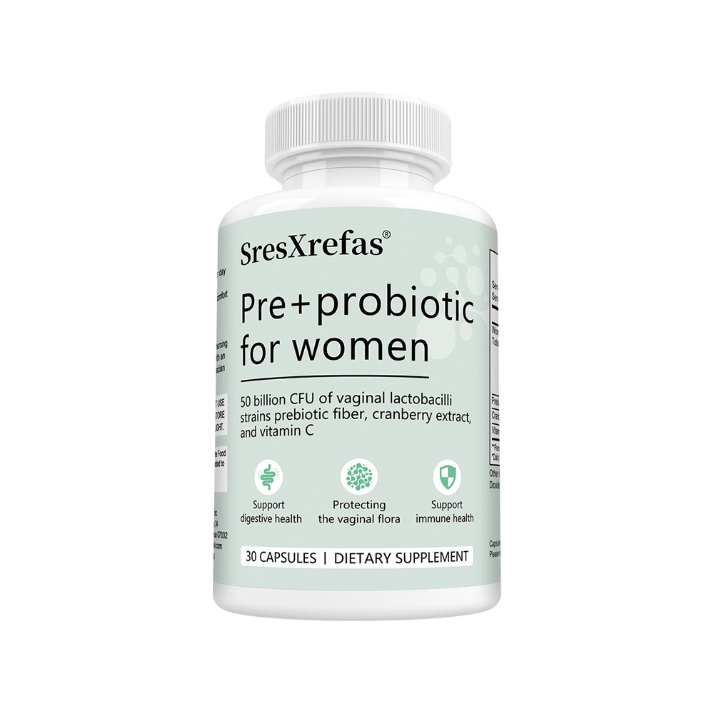 Women’s Pre+Probiotic 50Billion CFU-Supports Digestive&Immune Health 30~120Caps