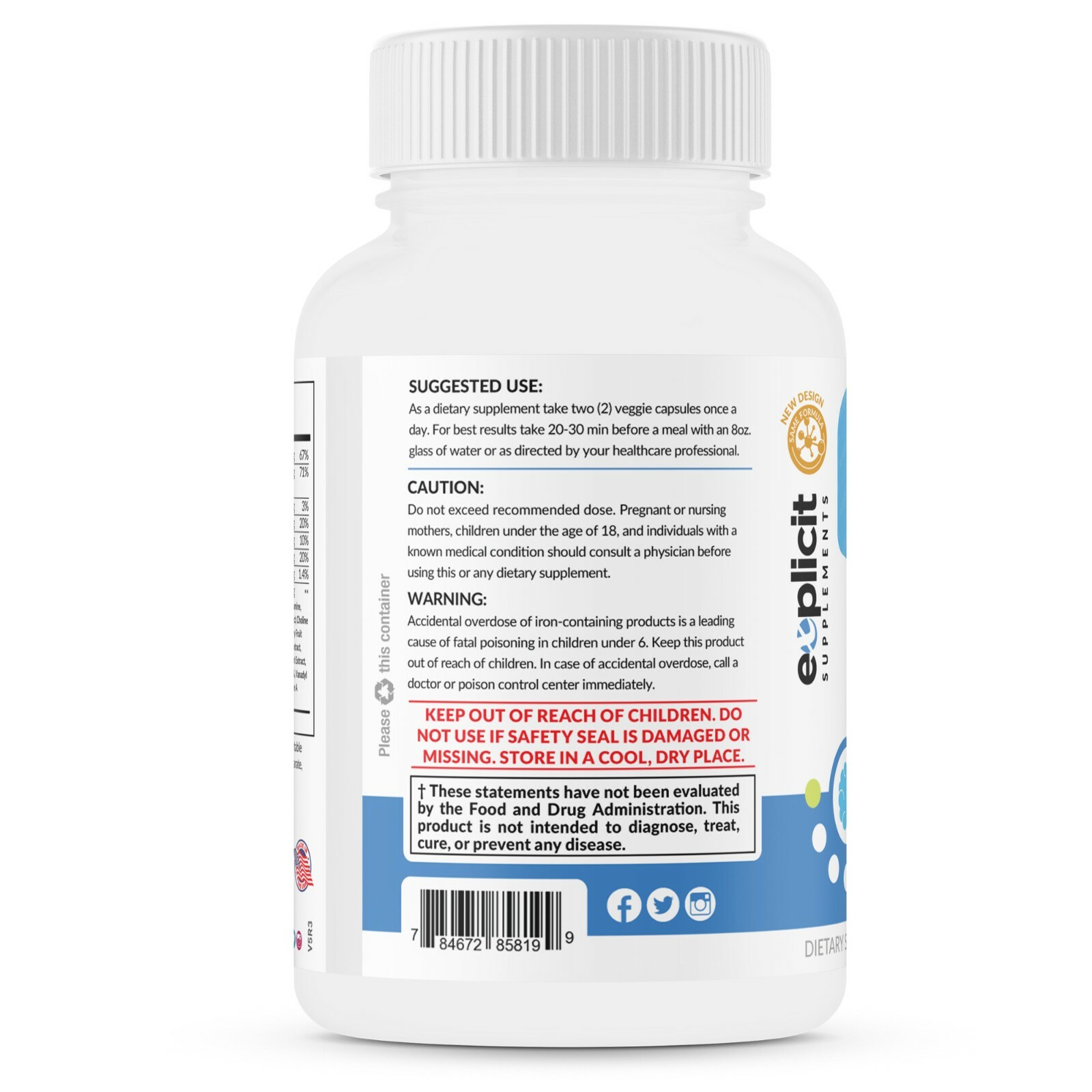 CompleteBrain – Powerful Nootropic and Brain Supplement – 30 Servings