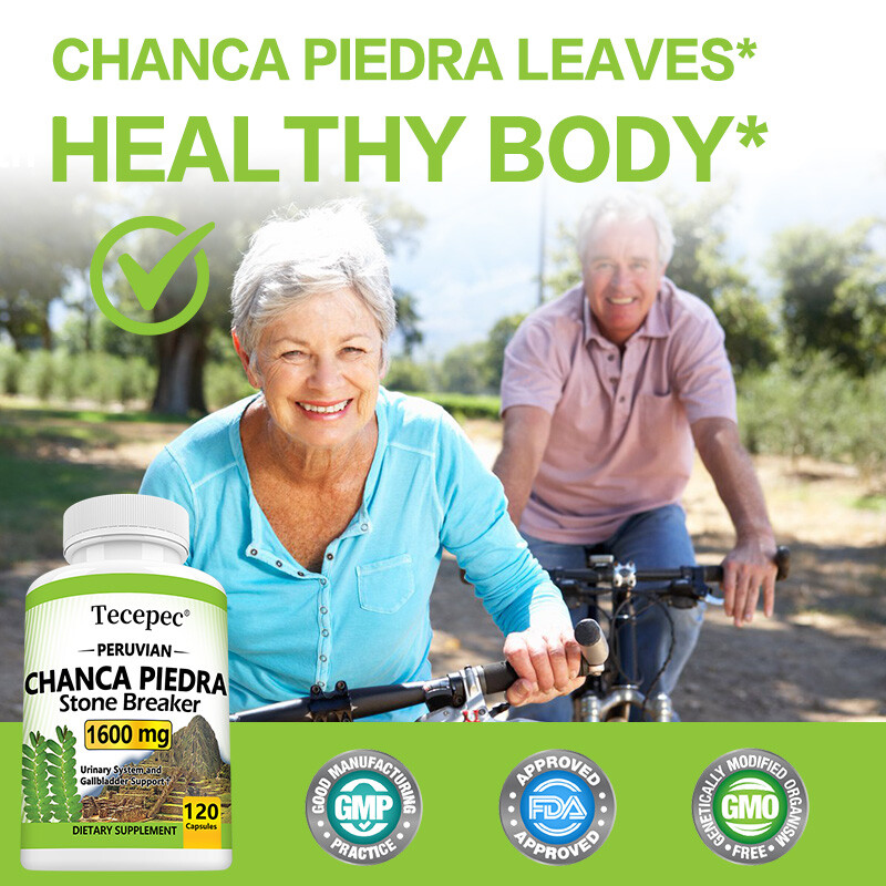 Chanca Piedra 1600 Mg Stone Breaker 120 Capsules Urinary & Gallbladder Health