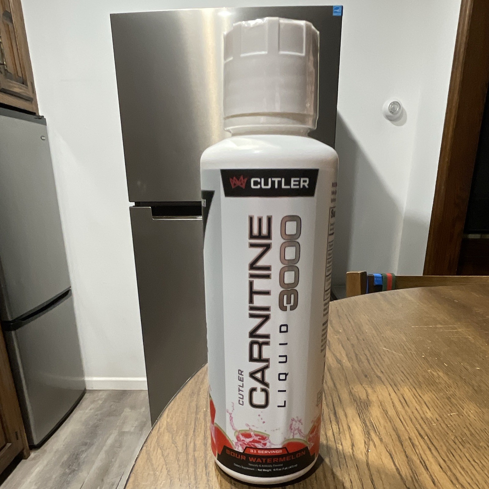 Cutler L-Carnitine Liquid 3000mg Energy Support, Sour Watermelon + B Vitamins