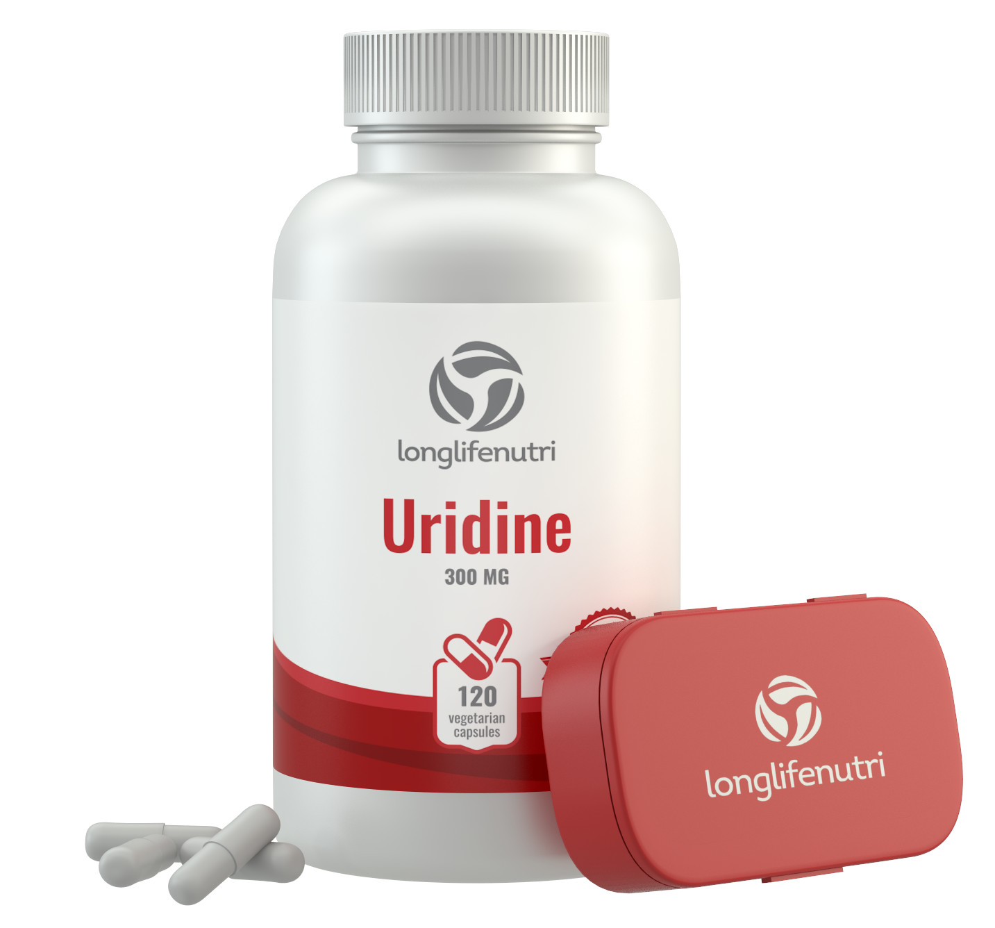 Uridine Monophosphate 300 mg – 120 Vegetarian Capsules