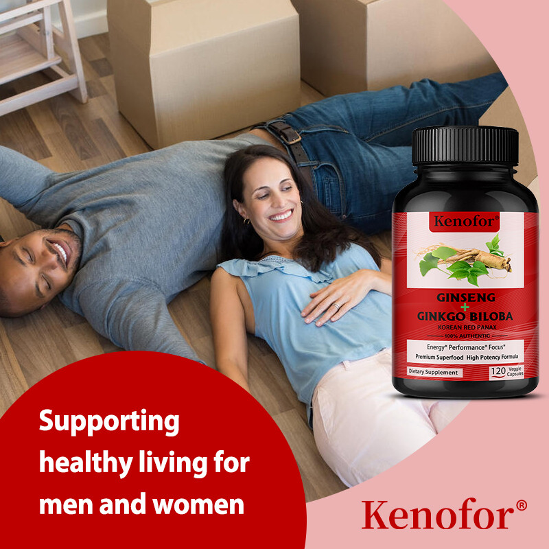 Ginkgo Biloba + Ginseng Capsules – Improved Endurance – Increased Energy