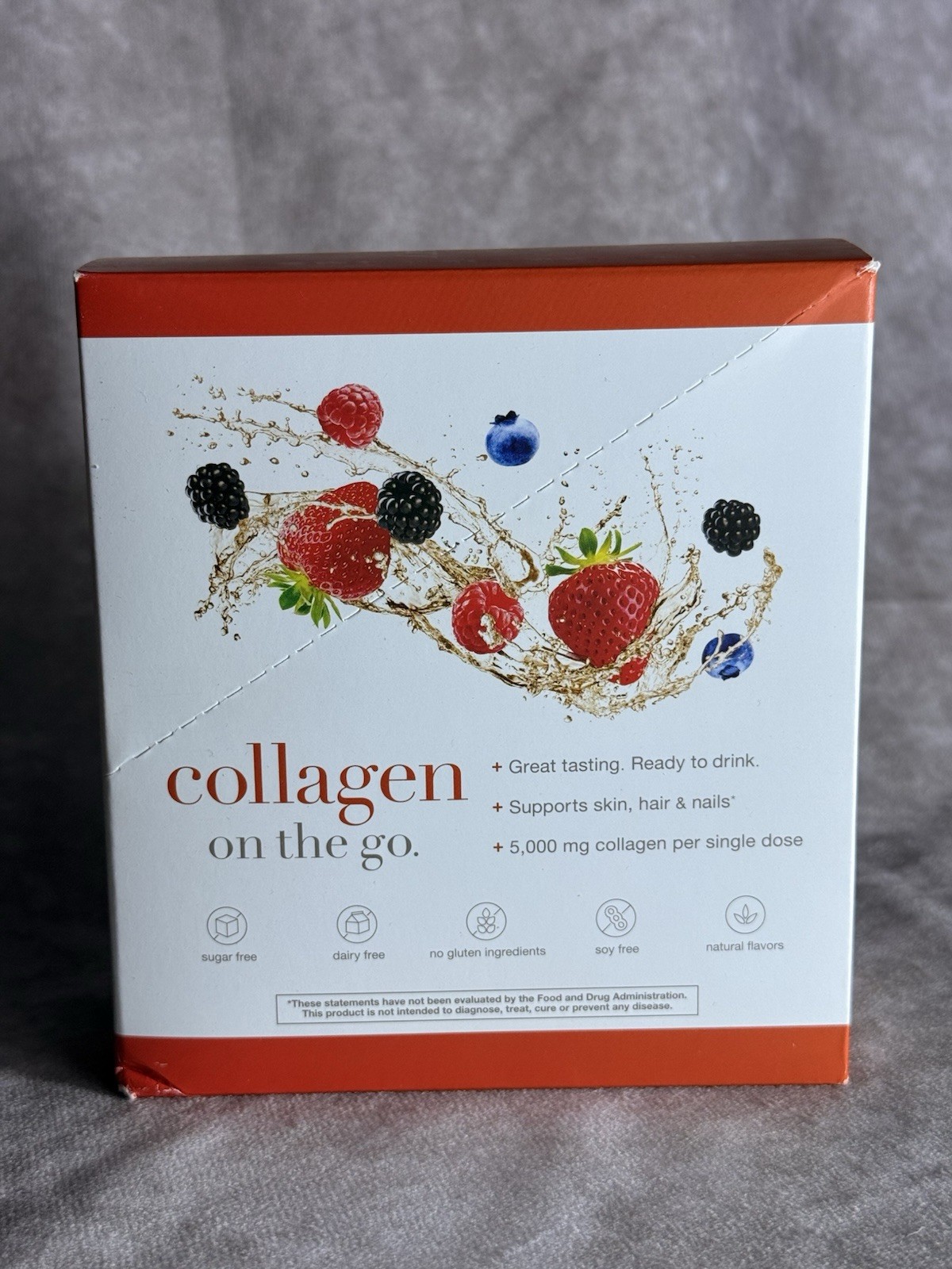 Youtheory Collagen On The Go Liquid 5000mg Sugar-Free Dairy-Free Hair Skin Nails