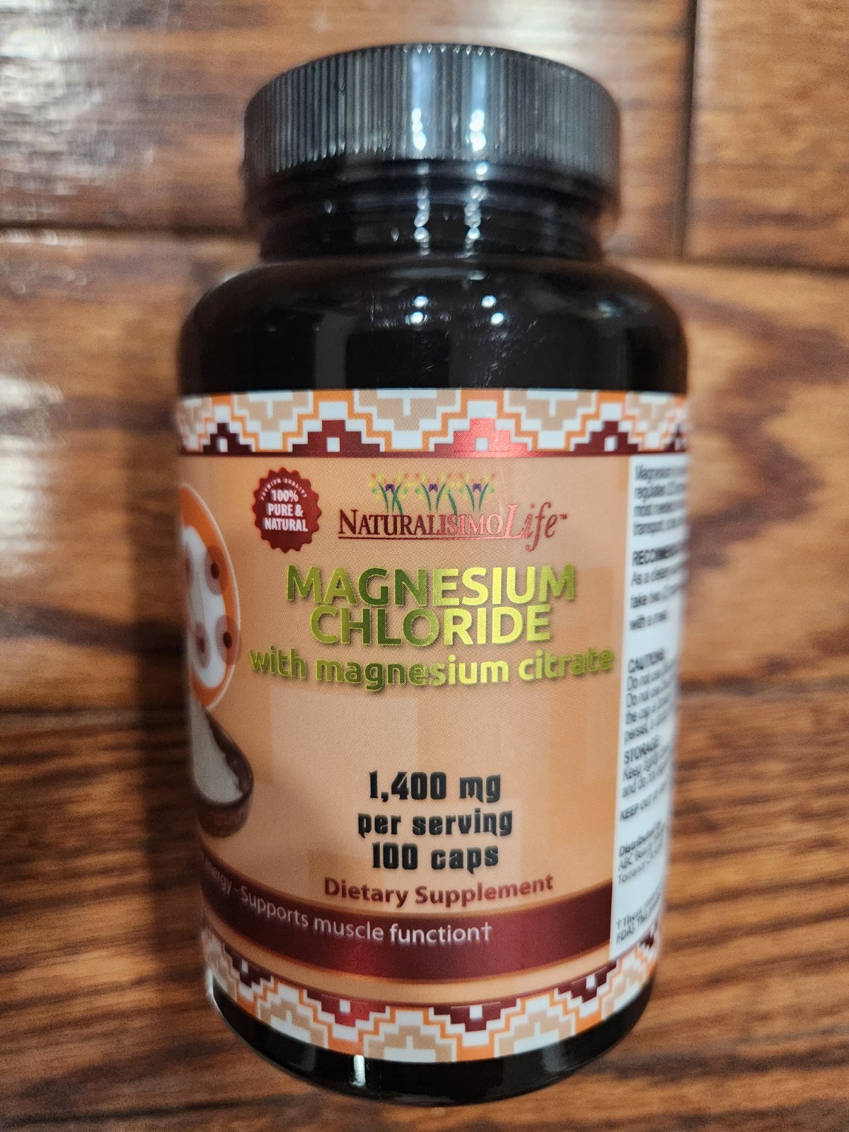 NEW HEALTHY LIVING MAGNESIUM CITRATE 1200 MG 45 CAPSULES 12/2027 NEW  & SEALED
