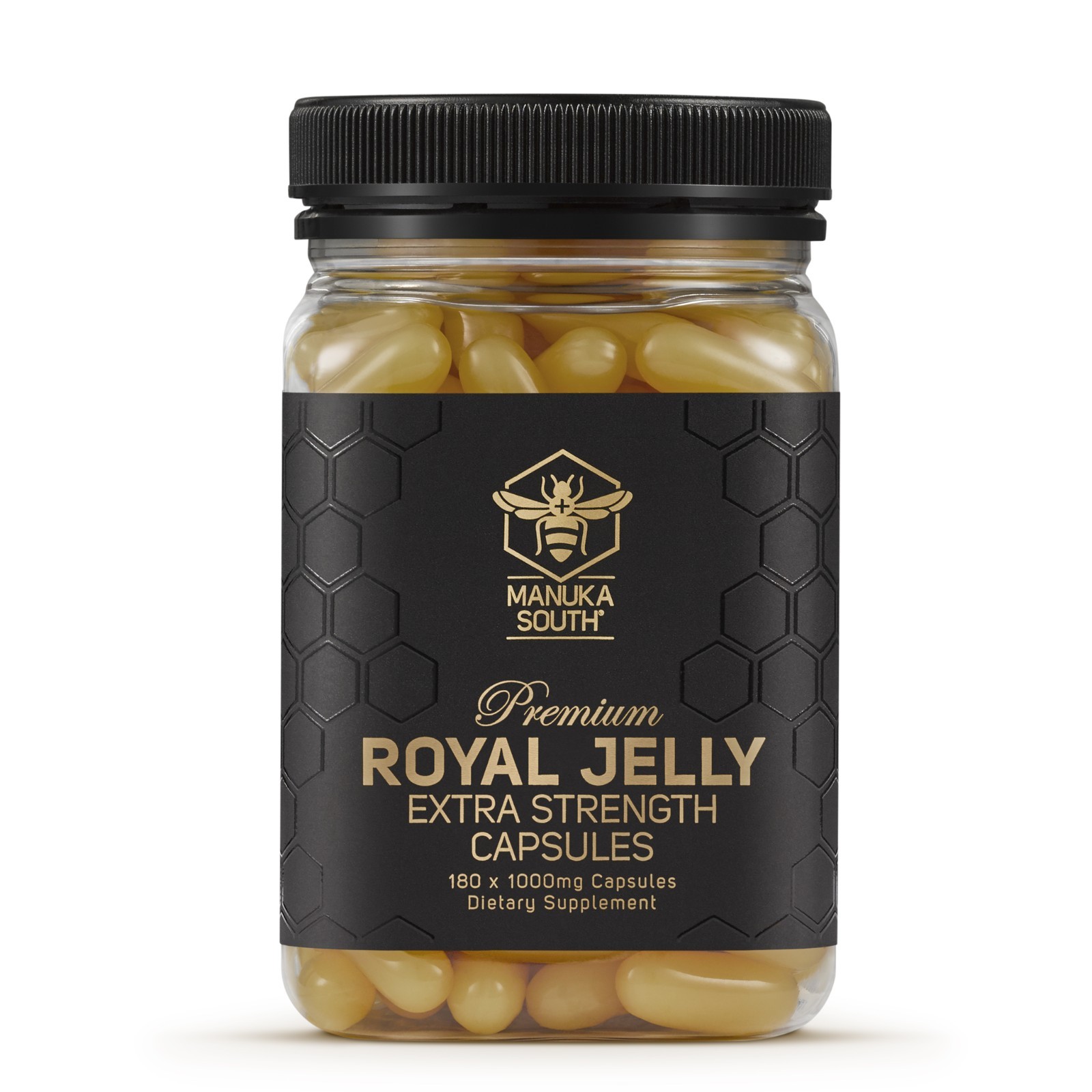 Manuka South NEW ZEALAND PREMIUM Royal Jelly 1000mg – 180 Caps EXTRA STRENGTH