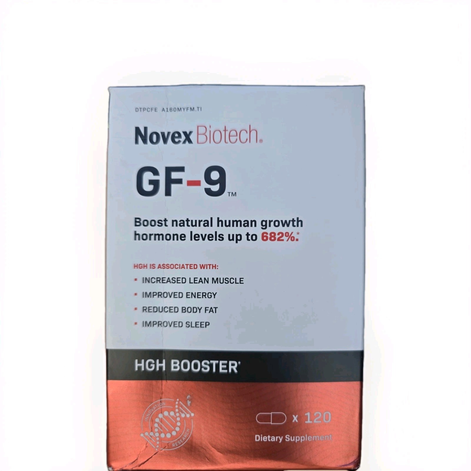 Novex Biotech Growth Factor 9 Dietary Supplement GF-9 120 Caps exp 2028