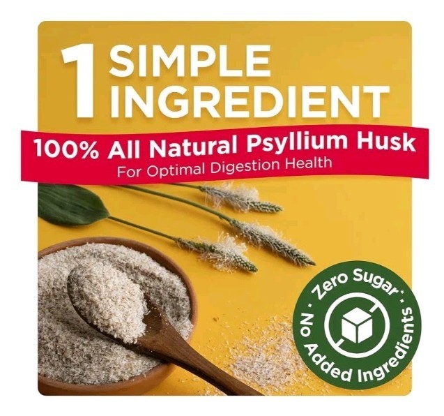 Konsyl Daily Psyllium Fiber 100% All Natural Powder GF NonGMO 12.7 oz 6/2027
