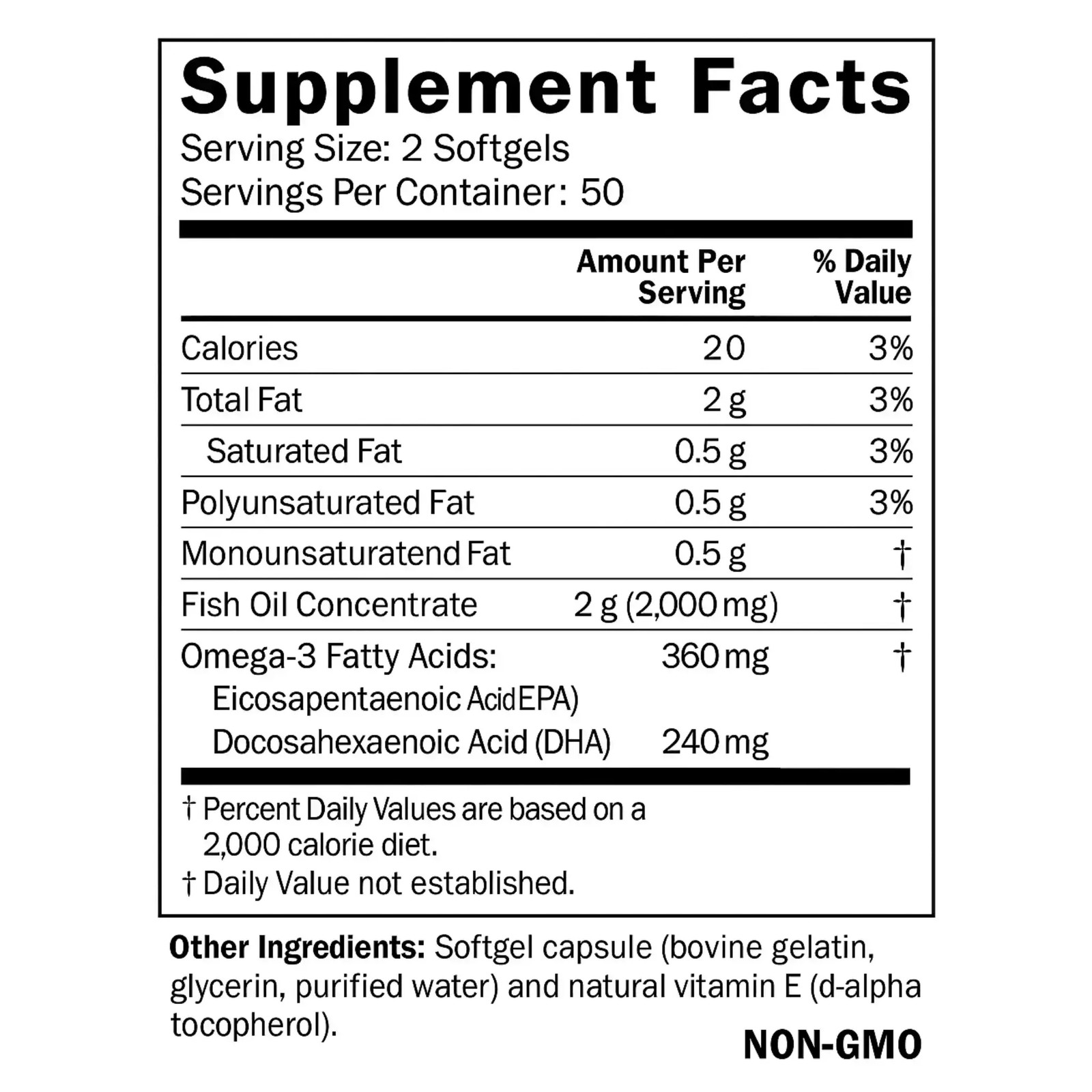 New Life Omega 3, Cardiovascular Support, Fatty Acid, 100 Softgels