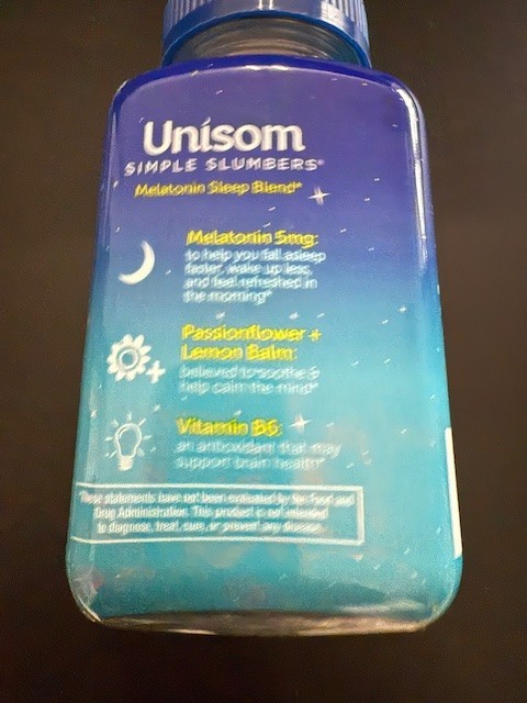 Unisom Simple Slumbers Midnight Raspberry 60 Gummies Sealed 5mg Melatonin 7/2026