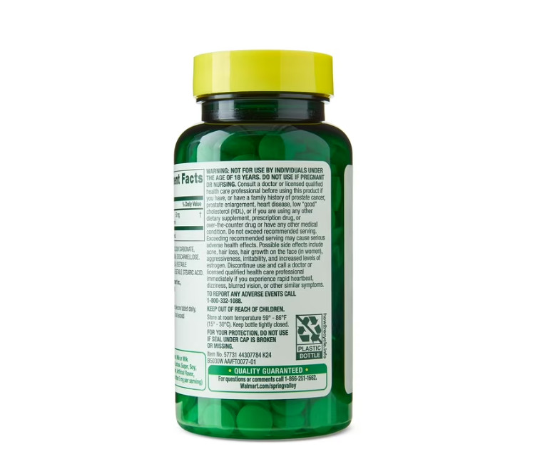 4 PACK Spring Valley DHEA 50mg Tablets, Dietary Supplement, 50 Count