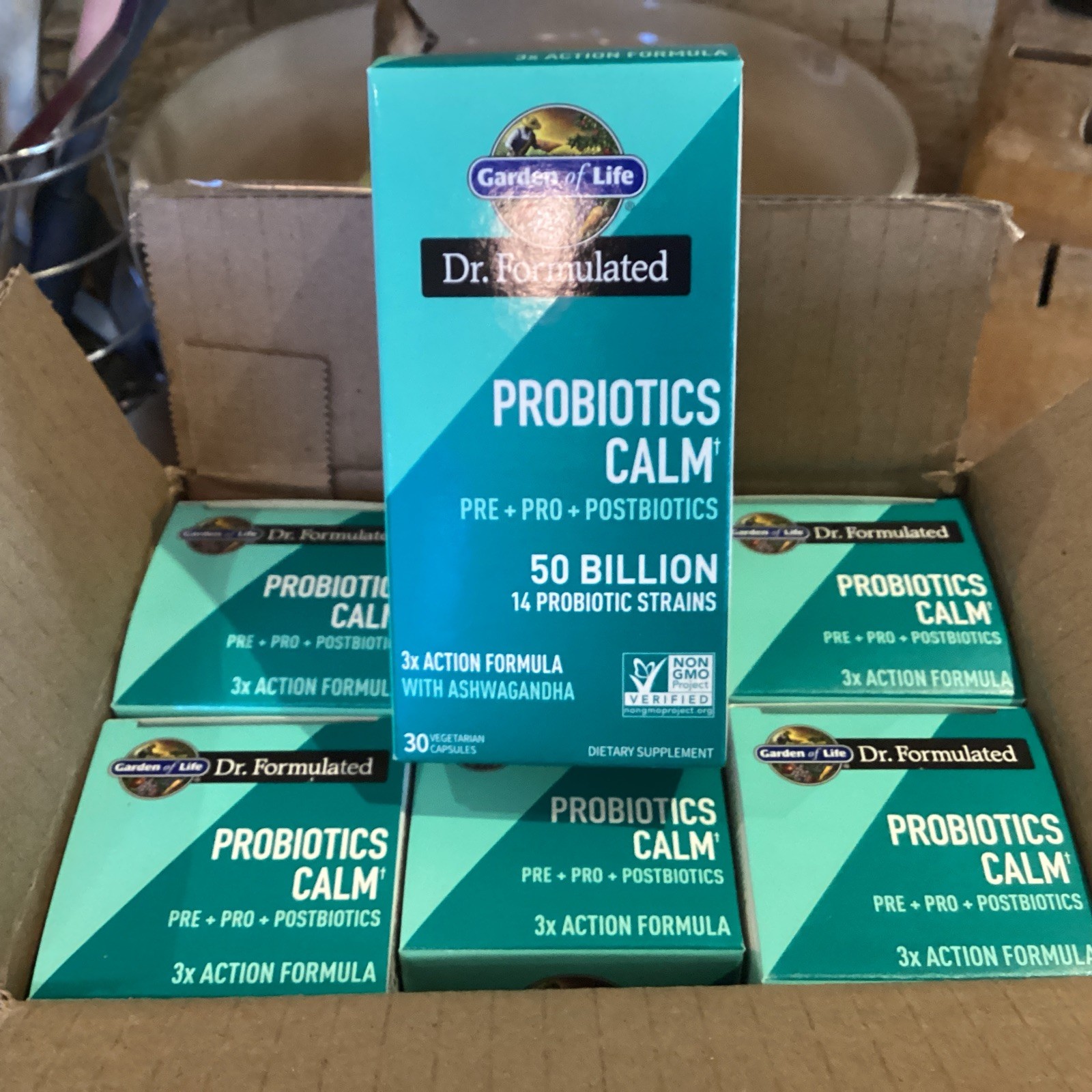 Garden of Life Probiotics Calm 50 Billion, 30 Vegetarian Capsules -EXP: 05/2026+