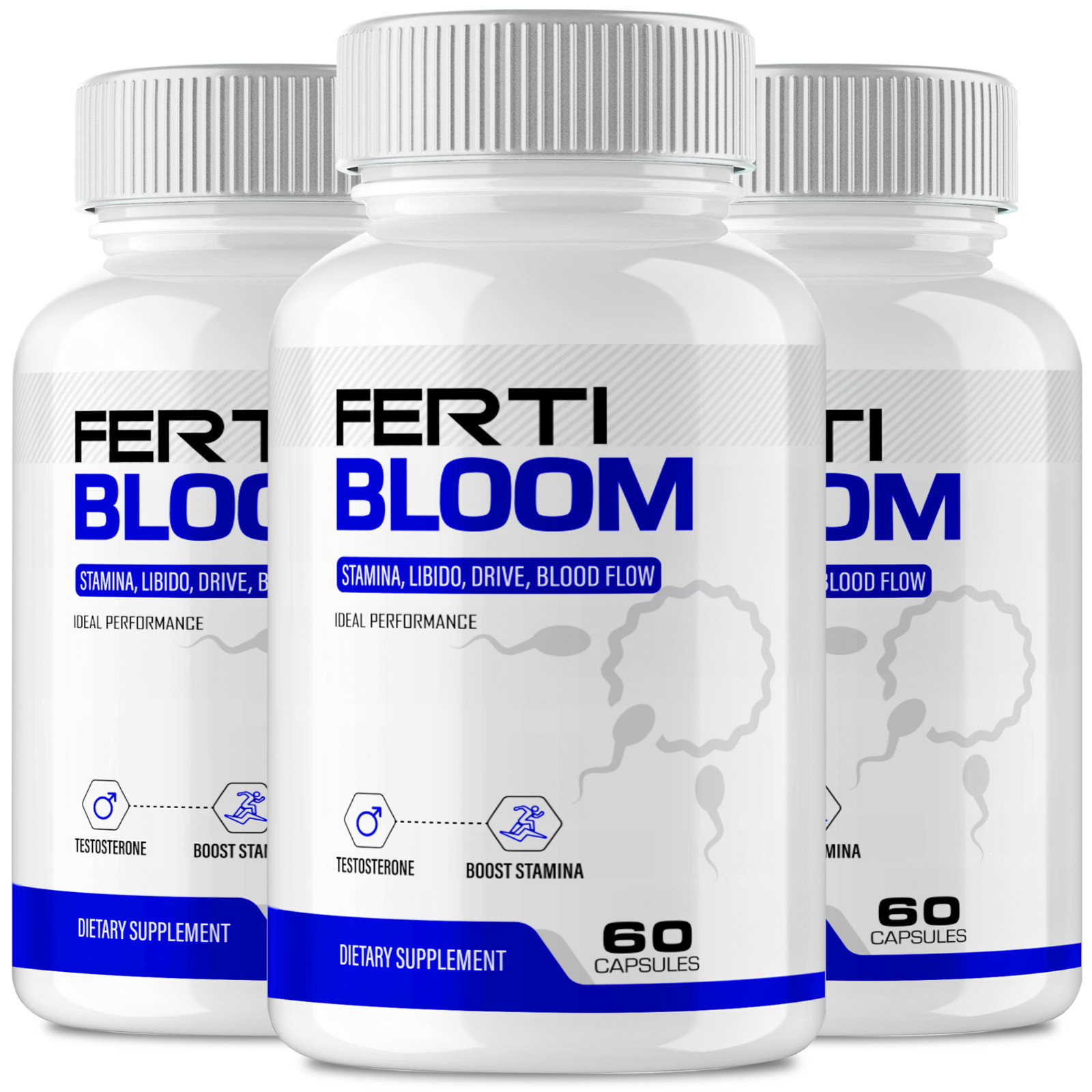 Ferti Bloom Supplement Capsules, FertiBloom Natural Pills (3 Pack)