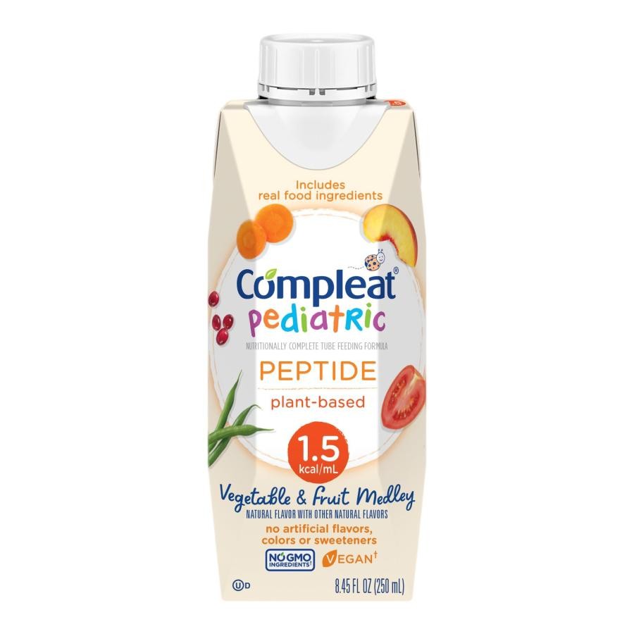 Compleat Pediatric Peptide 1.5 Cal Formula 8.45oz Carton Pediatric 375 Cals 24