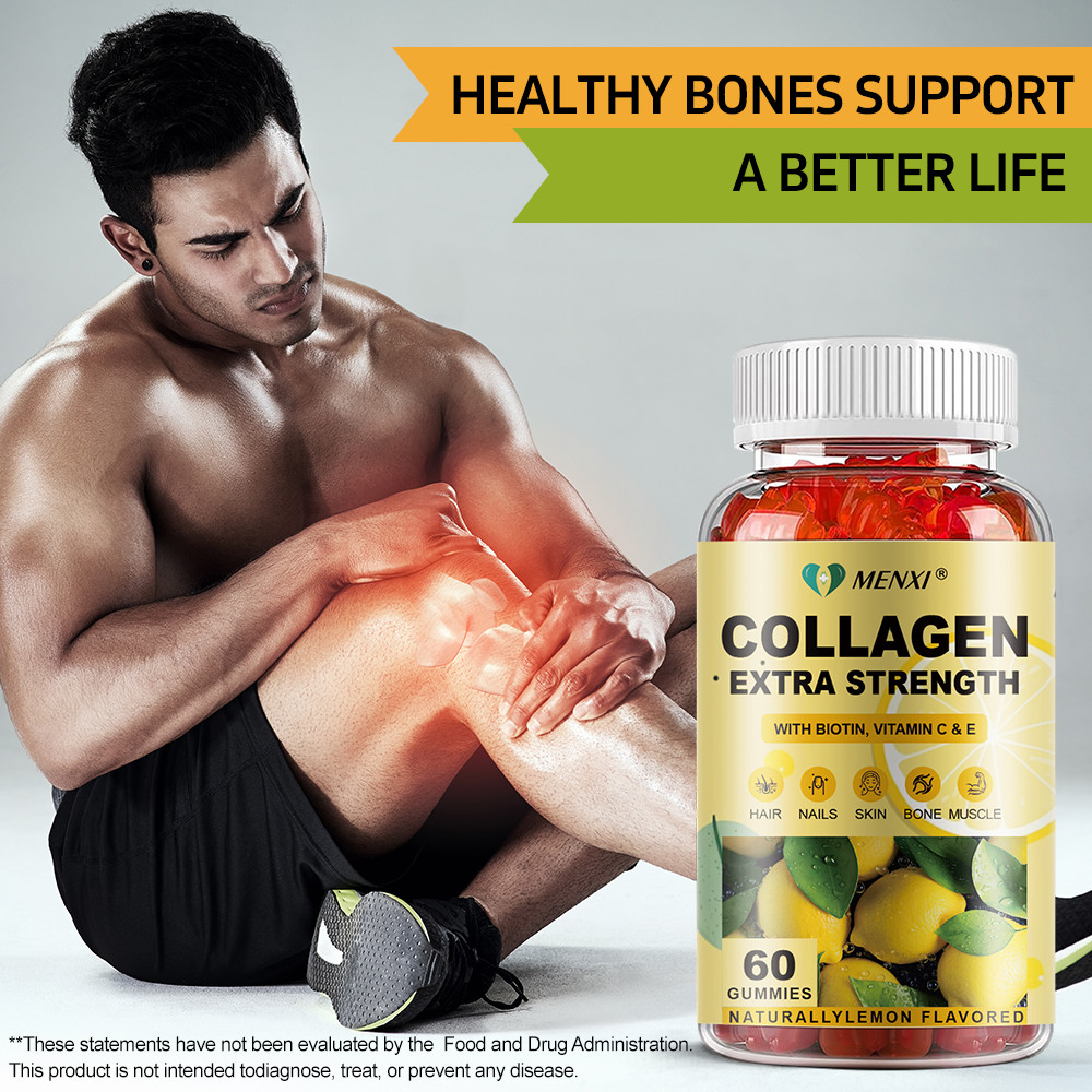 Biotin and Collagen Gummy Vitamins for Hair, Skin, and Nails – Extra Strength