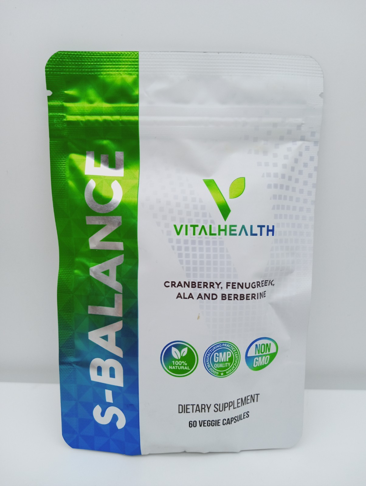 VitalHealth S-Balance 60 Veggie Capsules – New! Vital Health! Exp 4/2027