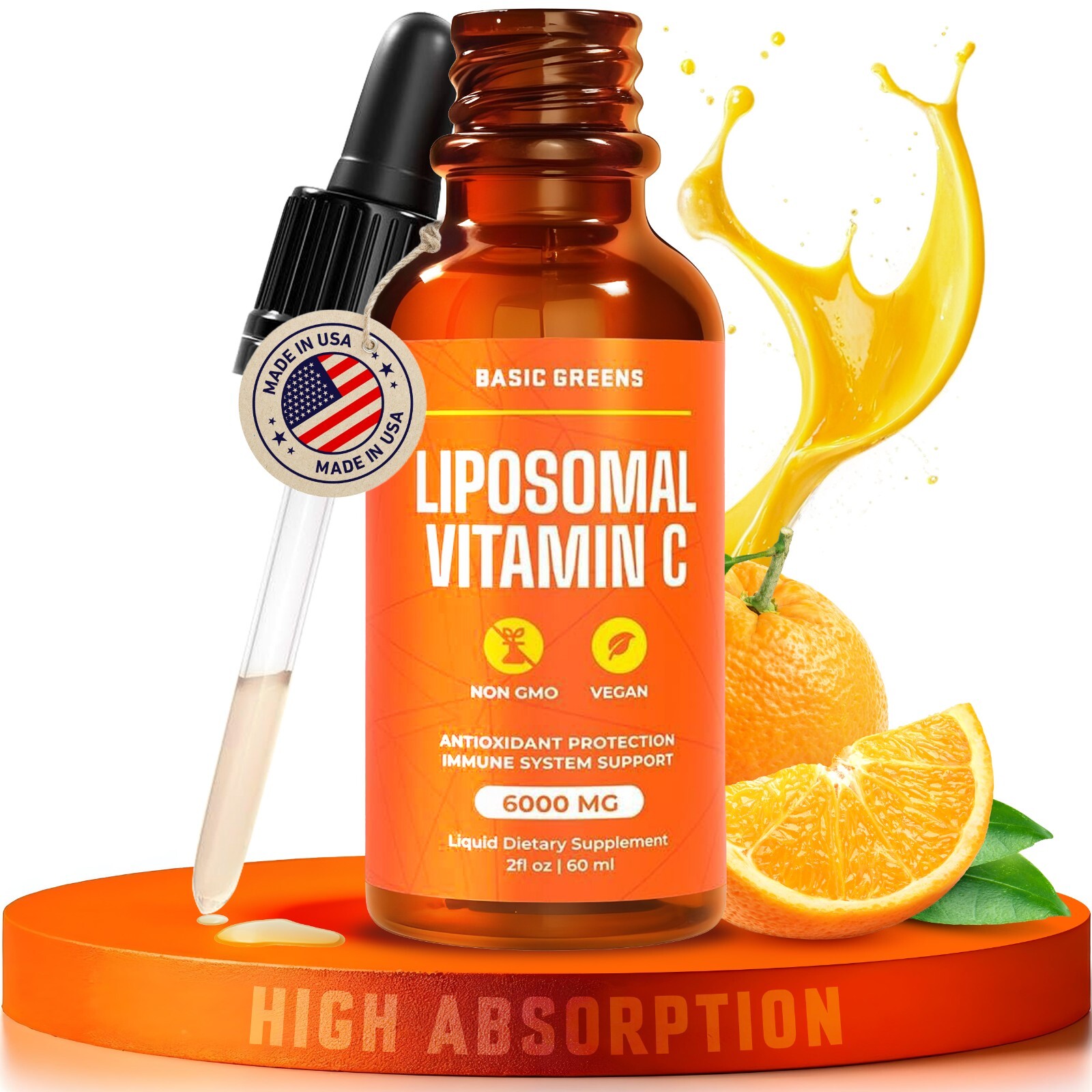 Liposomal Vitamin C Liquid – High Absorption Immune Support & Antioxidant Boost