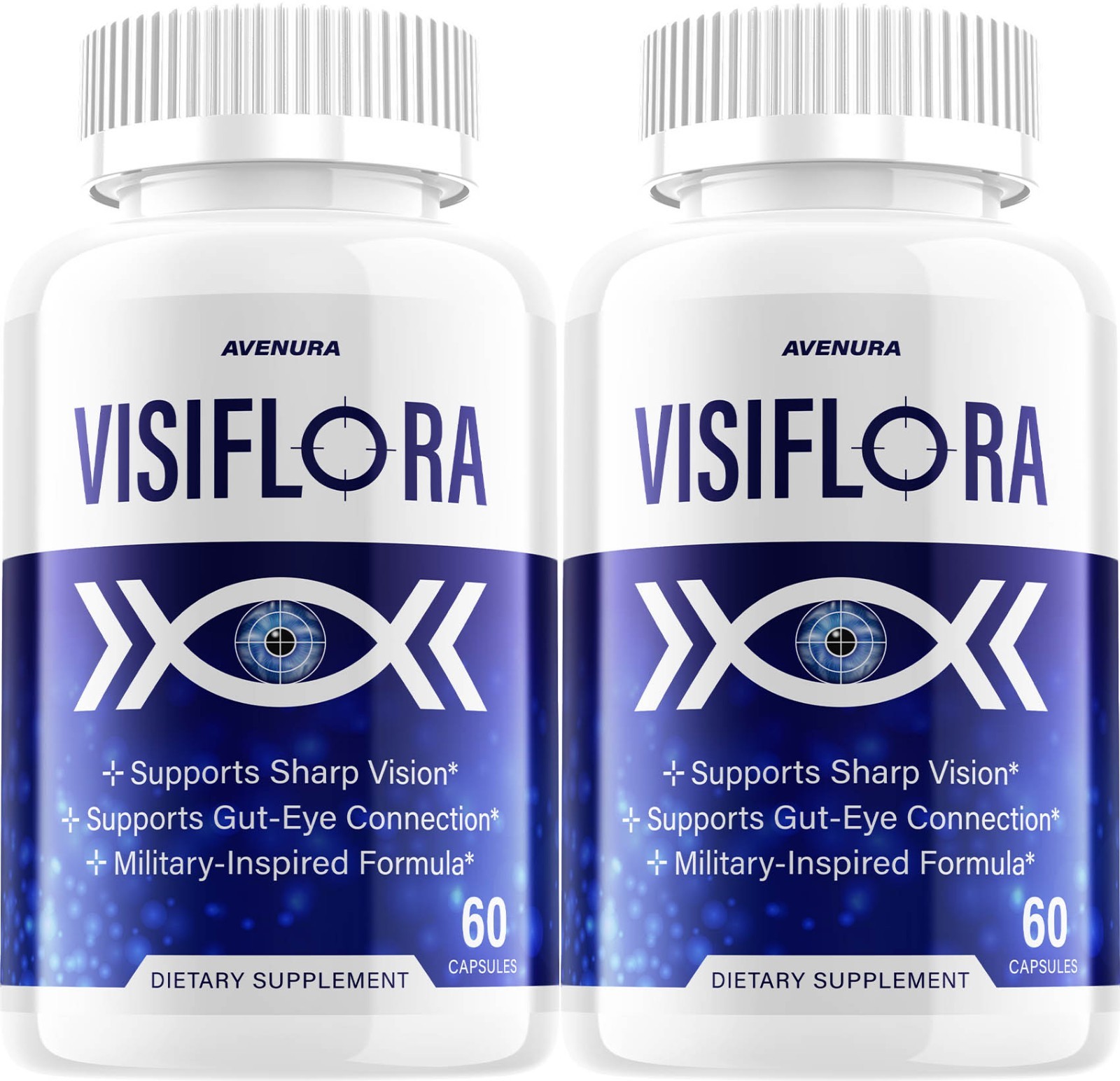 (2 Pack) Visiflora Eye Support Supplement – Visi Flora Capsules Advanced Formula