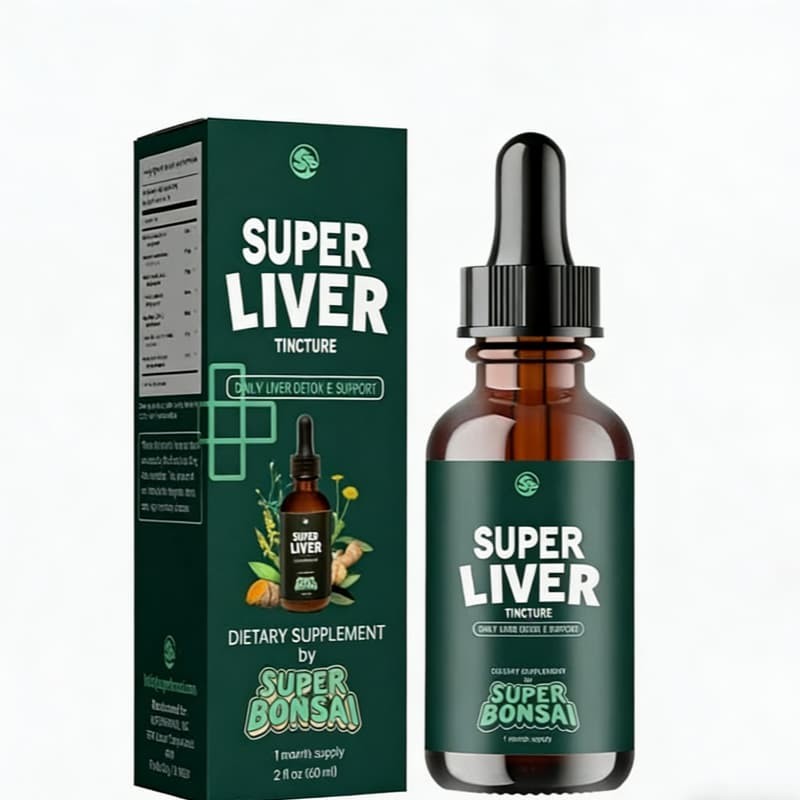 Liver detox – Herbal Liquid Drops Super Liver with Milk Thistle & Turmeric,