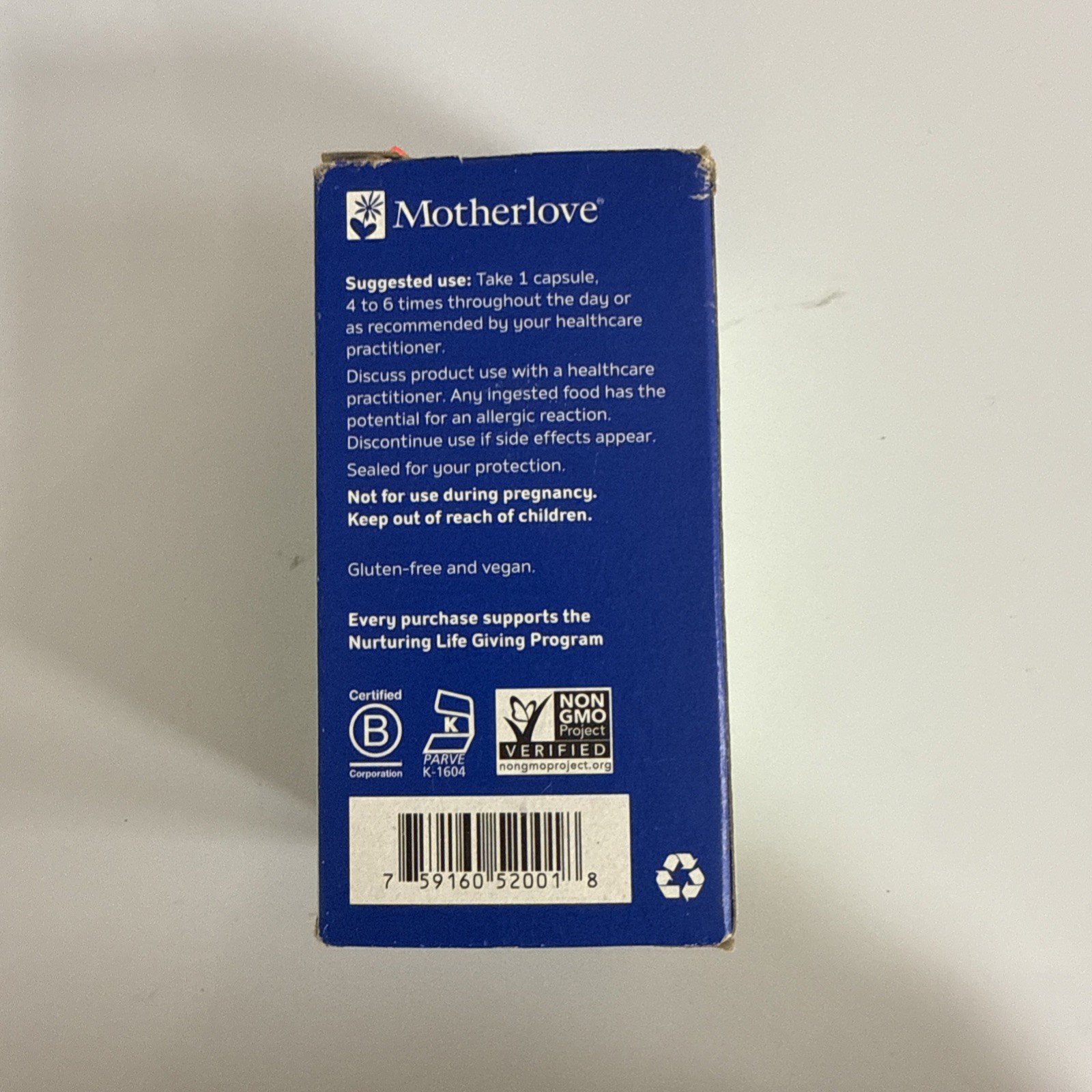 MotherLove MORE MILK MORINGA Supports Breast Milk Supply 60 Caps Exp 08/2026