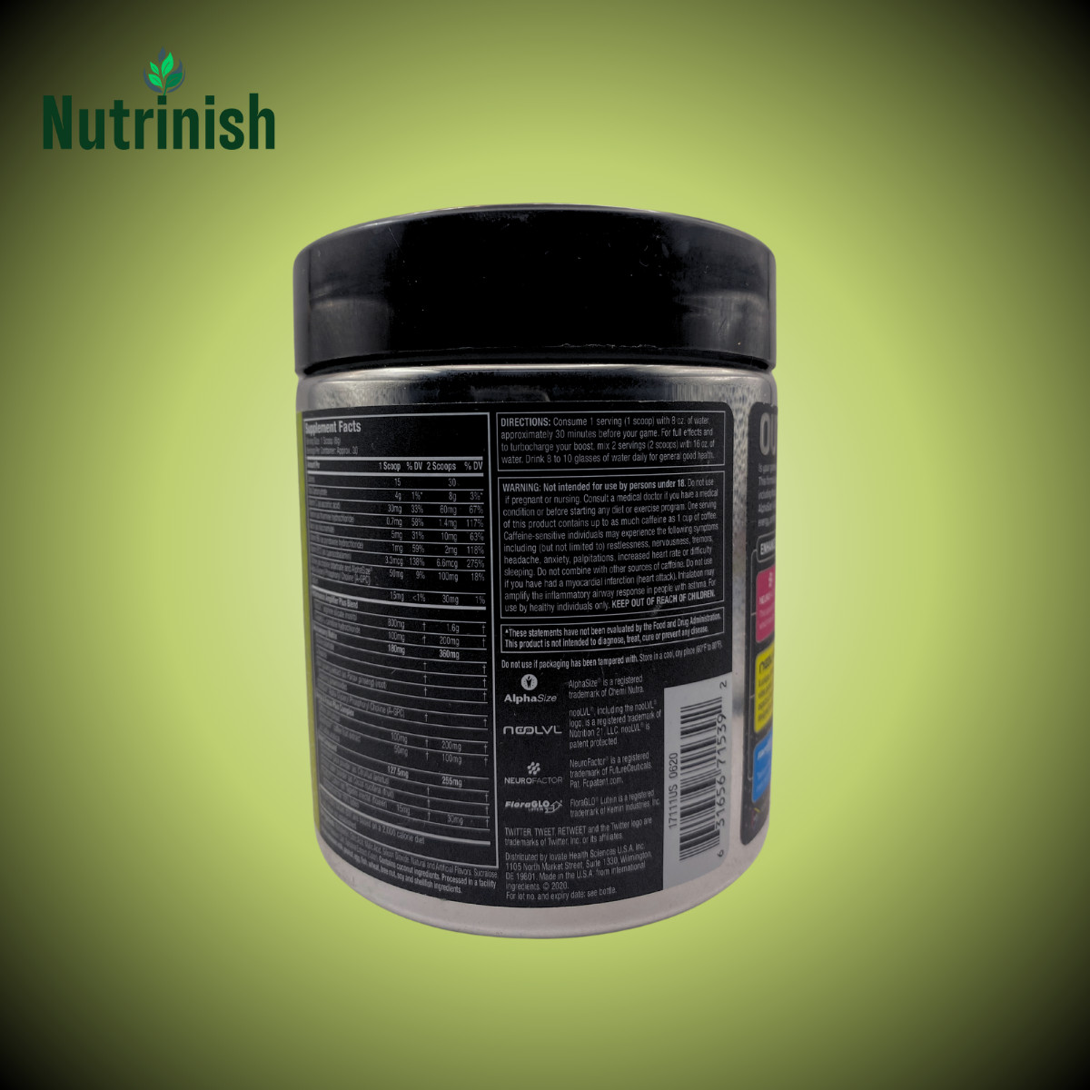 XP Sports Boost Powder- Pre-workout + Focus Sour Lime Pucker Face (30 Servings)