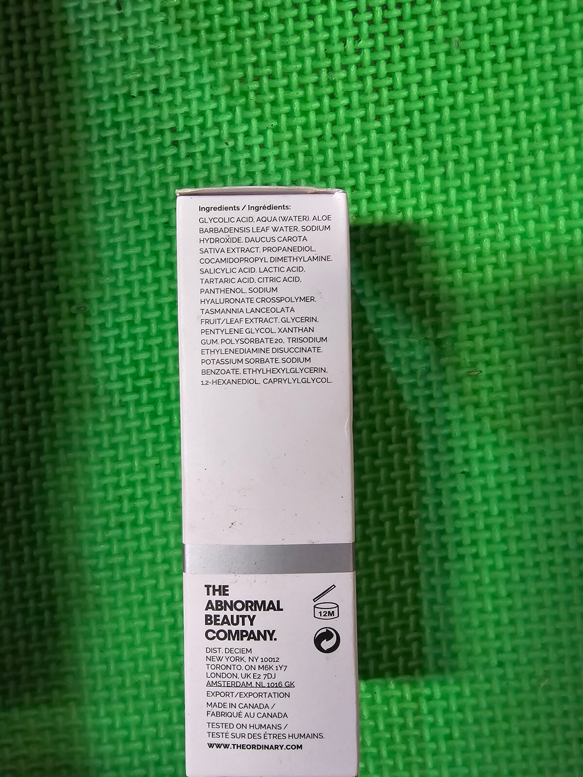 The Ordinary Direct Acids AHA 30% + BHA 2% Peeling Solution 1 fl oz