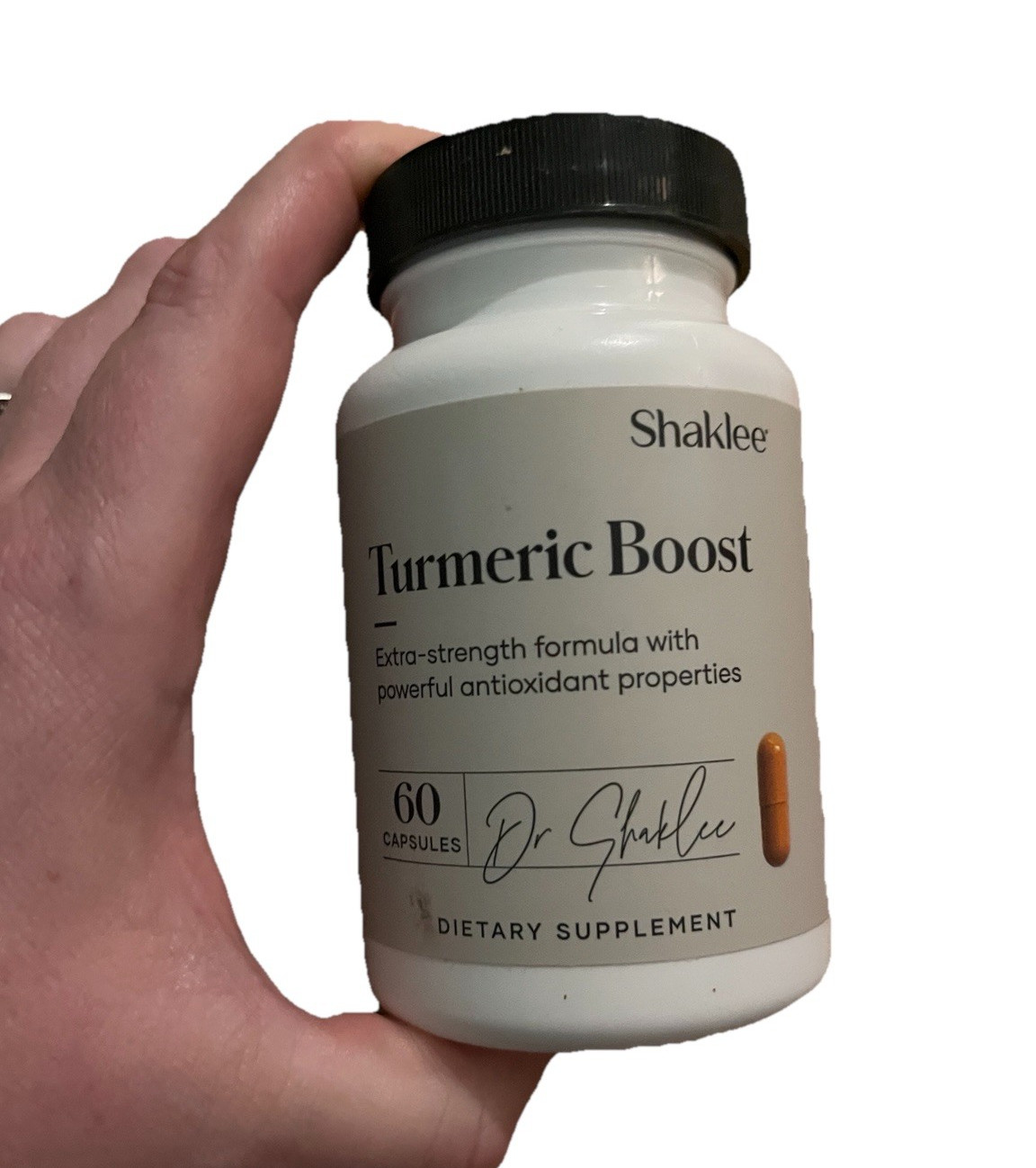 Shaklee Turmeric Boost 500mg 60 Capsules w/ Black Pepper Vegan Exp 04/2027